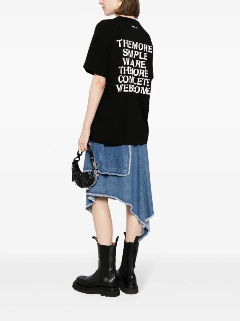 Sacai o1mris0824 Print T-Shirt in Black Size US M / EU 48-50 / 2 - 5 Thumbnail