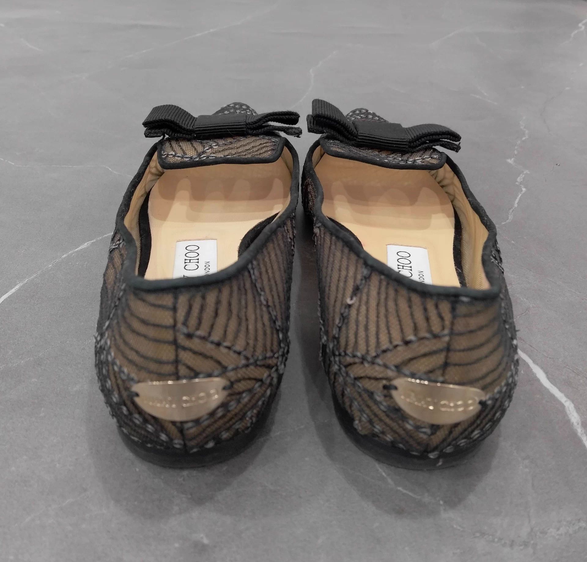 Jimmy Choo Jimmy Choo Gala Breathable Pntd Flat 36.5 9/10 Size US 5.5 / IT 35.5 - 5 Thumbnail