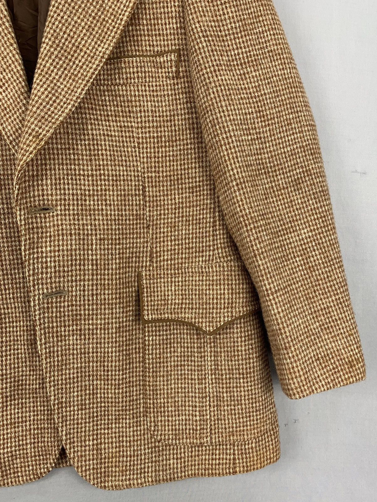 Harris Tweed Vintage Harris Tweed Wool Brown Blazer Jacket Size US S / EU 44-46 / 1 - 9 Thumbnail