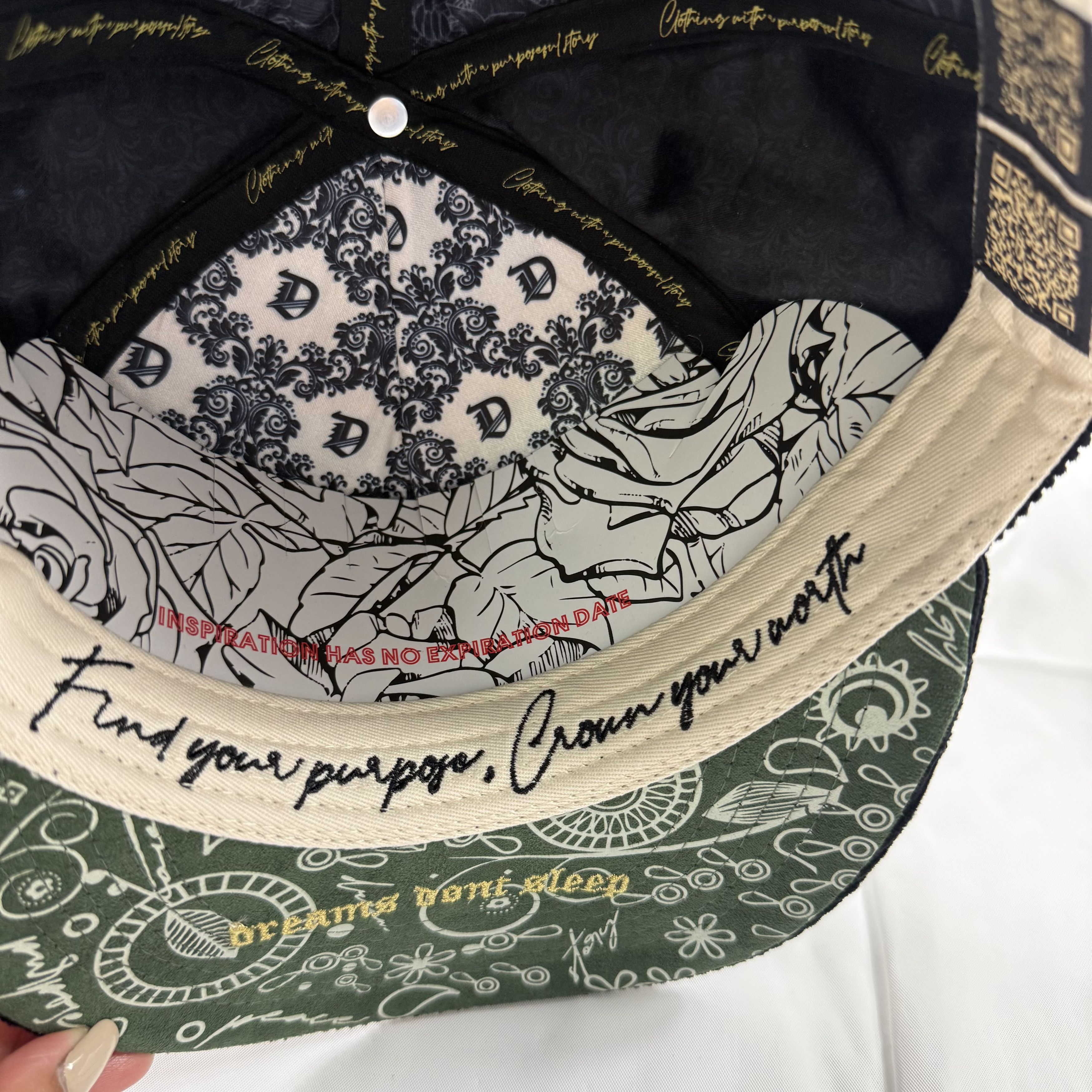 Other Dvniel.luu Dreams Don't Sleep USA Corduroy Snapback Size ONE SIZE - 10 Thumbnail