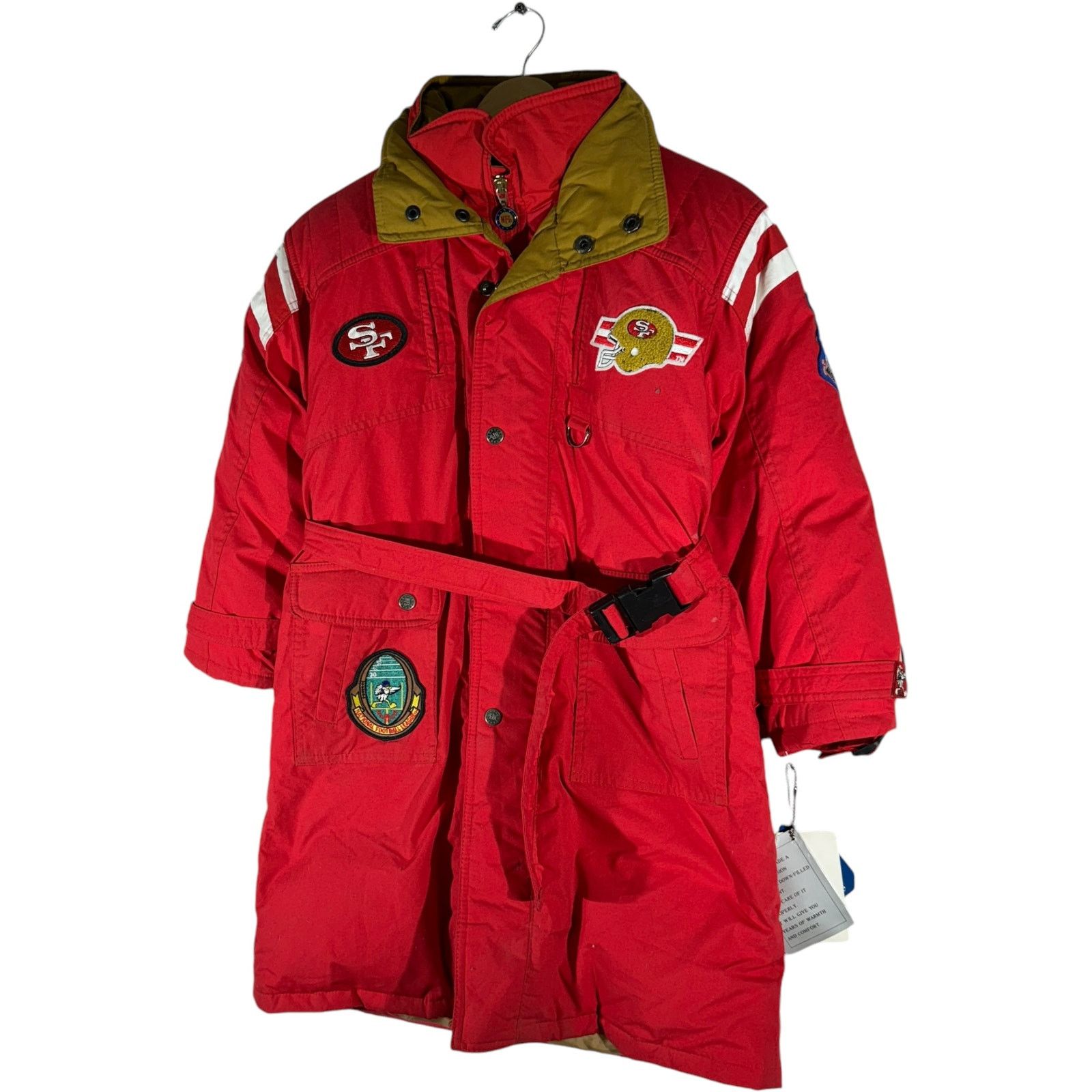 NFL Vintage NFL San Francisco 49ers Belted Youth Puffer Jacket Size US XS / EU 42 / 0 - 3 Thumbnail
