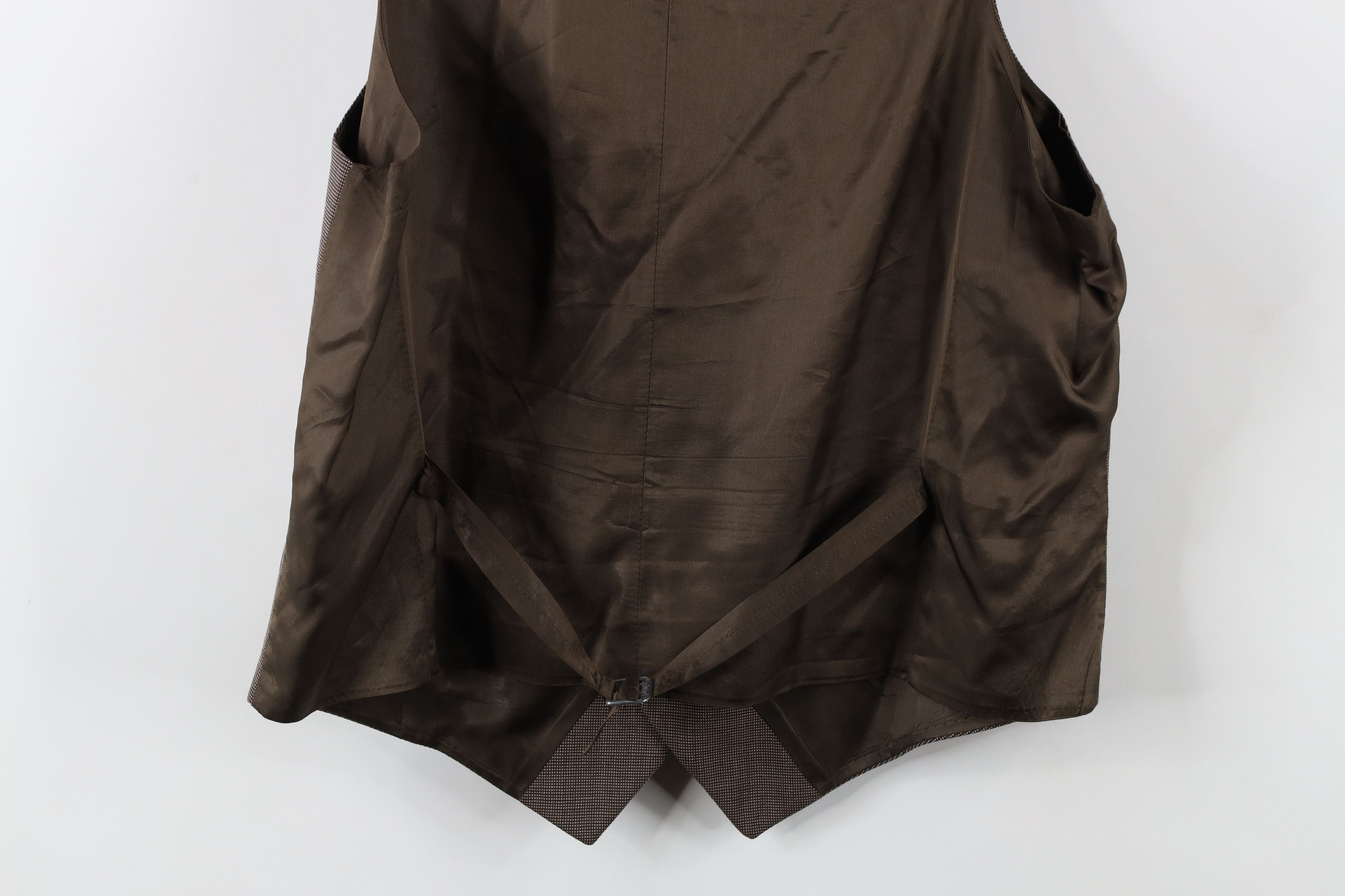 Vintage Vintage 50s 60s Rockabilly Back Button Suit Vest Brown USA Size US L / EU 52-54 / 3 - 12 Thumbnail
