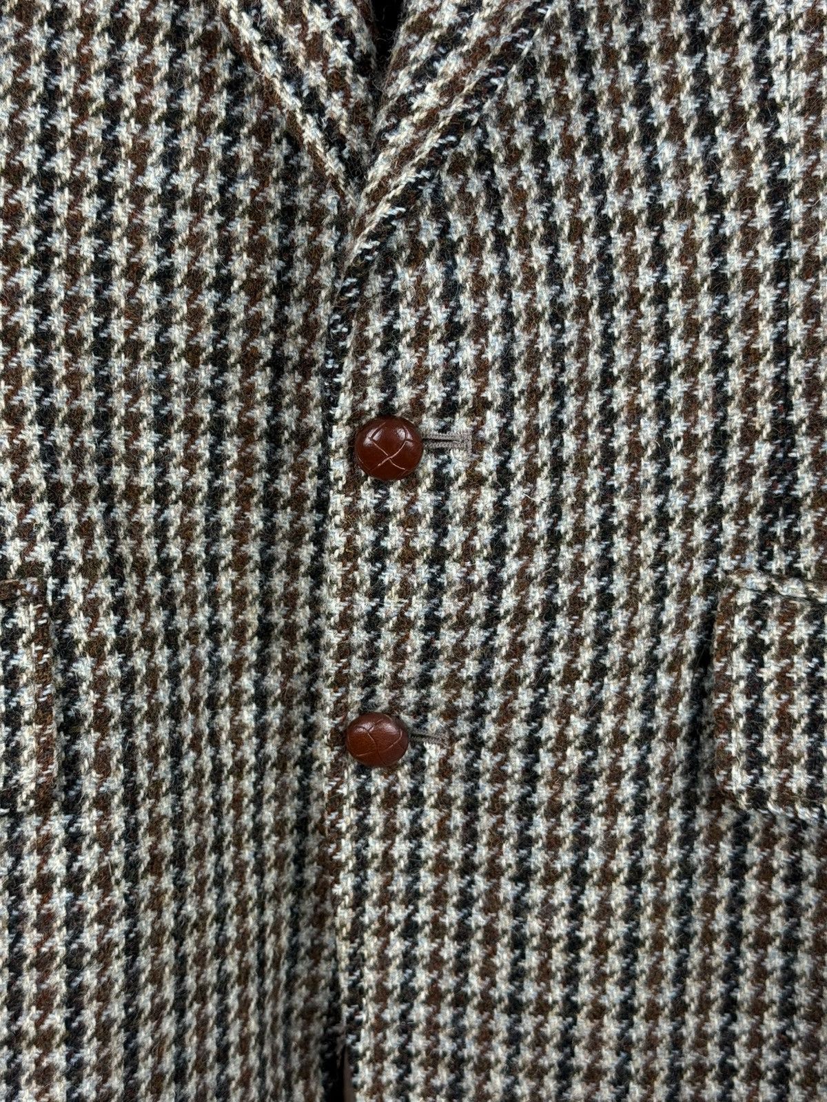 Harris Tweed Harris Tweed Vintage Herringbone Blazer Jacket Sportcoat Size 40R - 8 Thumbnail