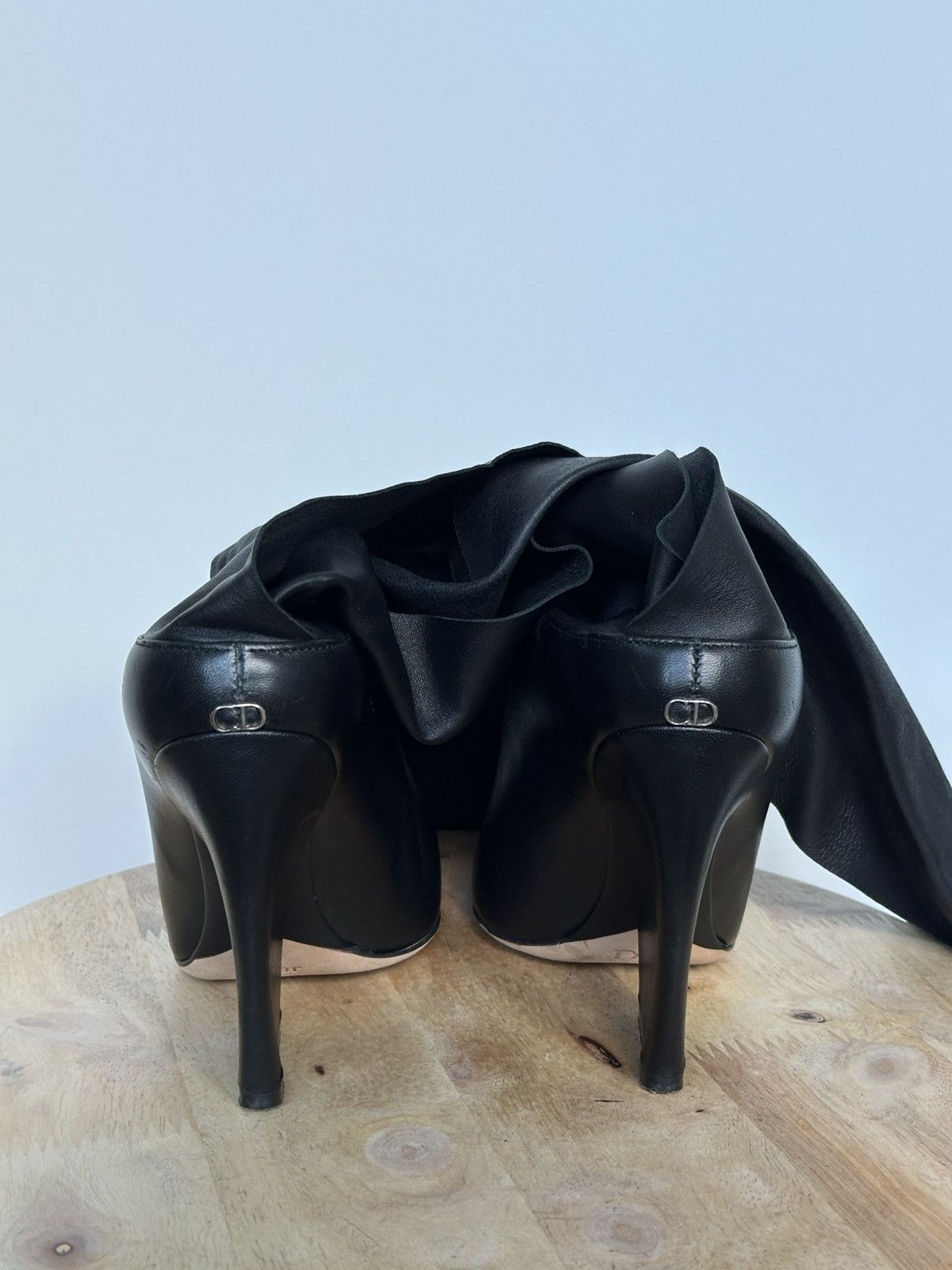 Designer × Dior Dior leather tied boots Rare Size US 5 / IT 35 - 7 Thumbnail