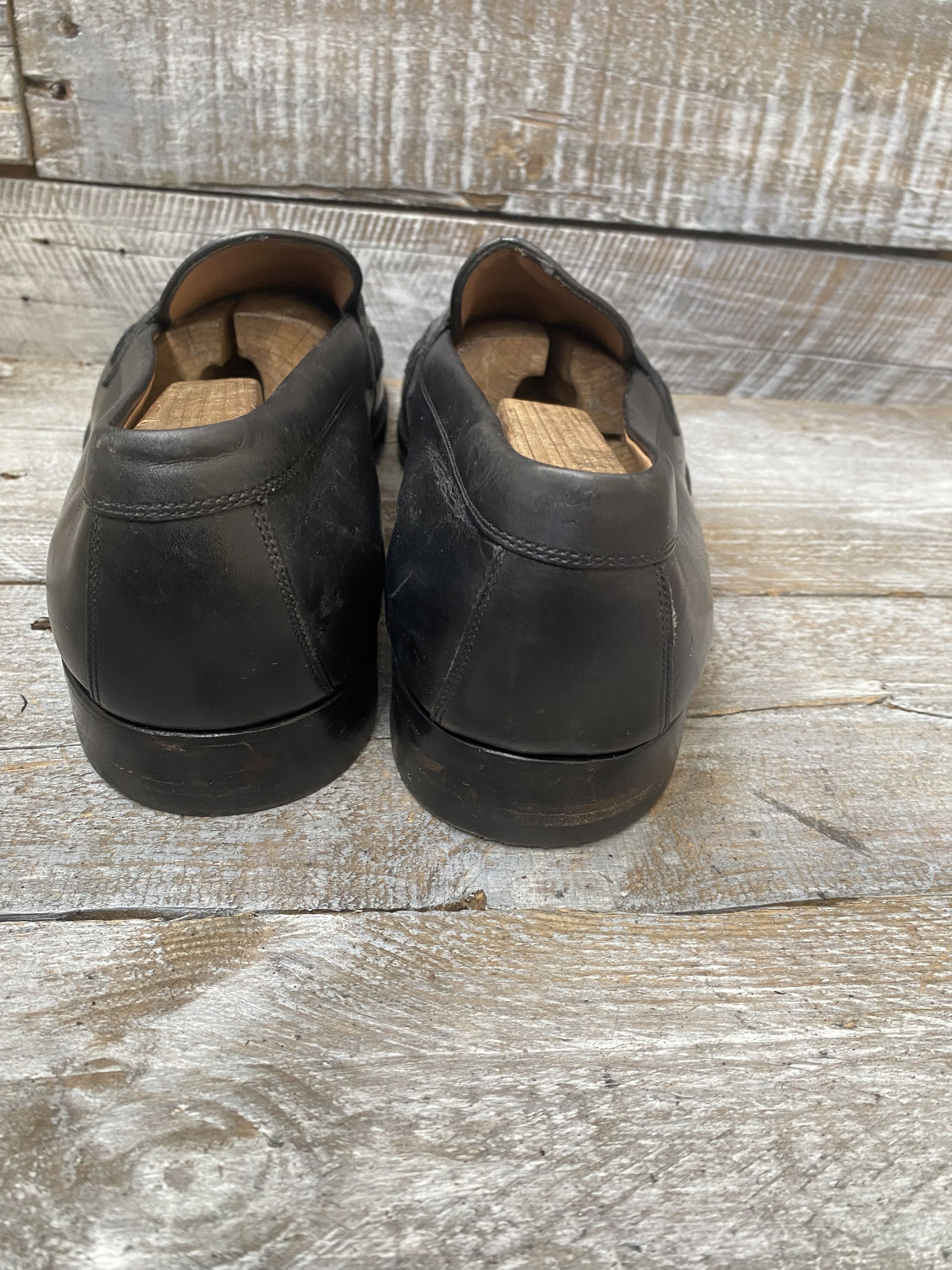 Heinrich Dinkelacker Heinrich dinkelacker black leather penny loafer uk 10 Size US 11 / EU 44 - 8 Thumbnail