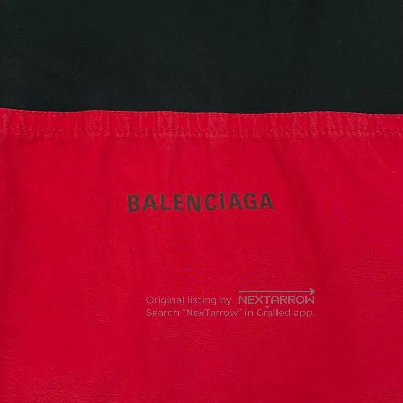 Balenciaga Balenciaga Black and red embroidered washed camo windbreak Size US M / EU 48-50 / 2 - 3 Thumbnail