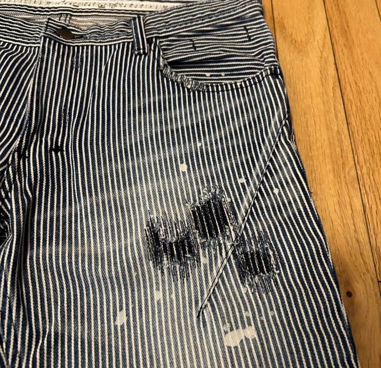 Number (N)ine Number Nine Hickory Distressed Denim Size US 32 / EU 48 - 3 Thumbnail