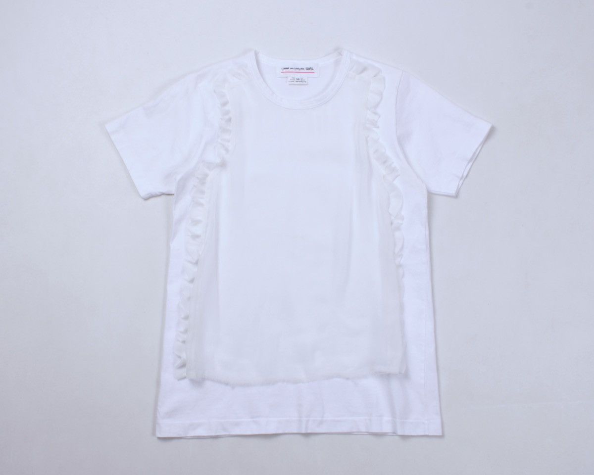 Comme des Garcons × Comme des Garcons Girl × Japanese Brand CDG Comme des Garcons Girl Ruffle T-Shirt Japan Size M / US 6-8 / IT 42-44 - 11 Thumbnail