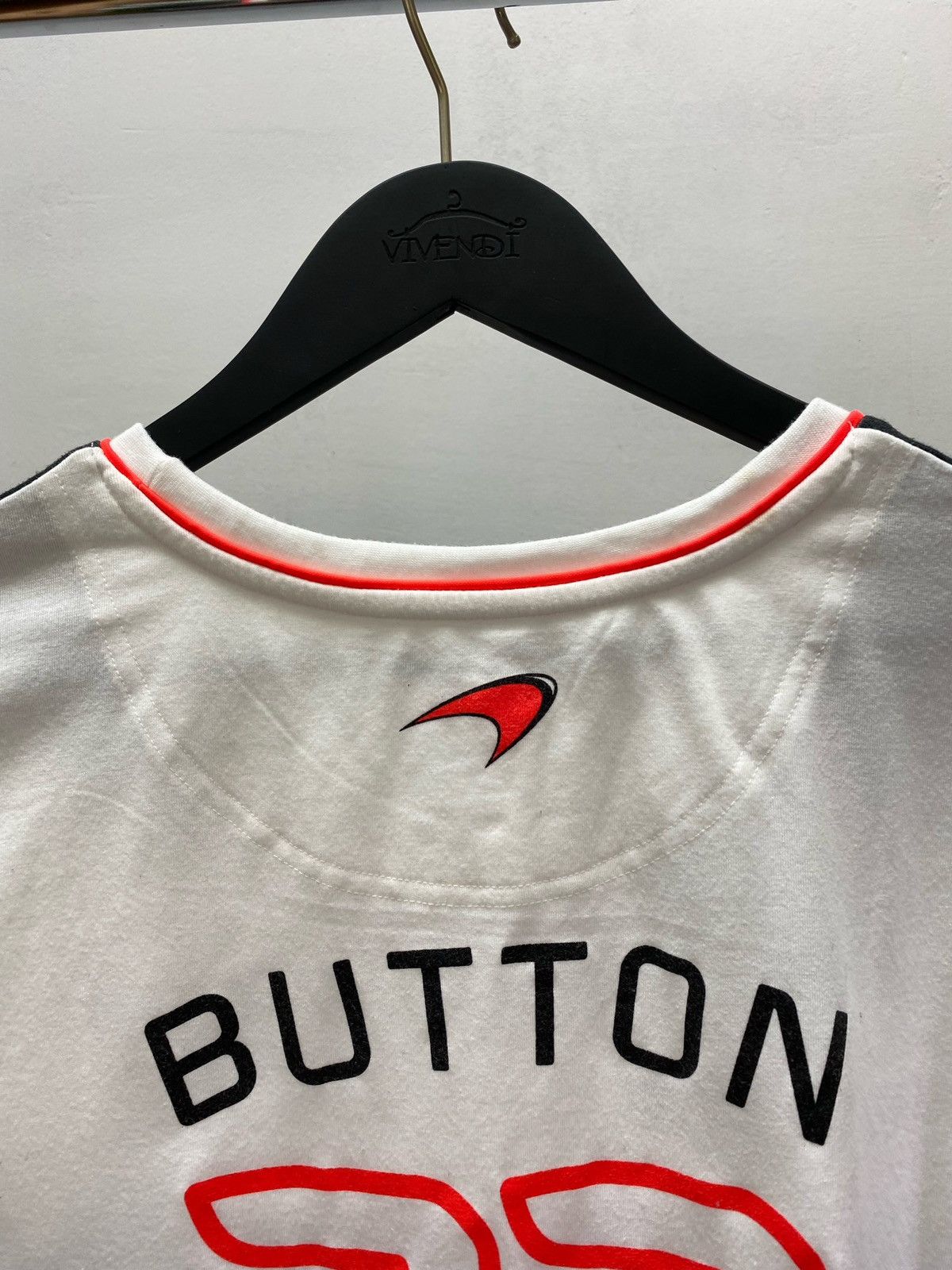 Formula 1 × Vintage F1 McLaren Honda Team #22 Button Formula One 1 Tee Size US L / EU 52-54 / 3 - 12 Thumbnail