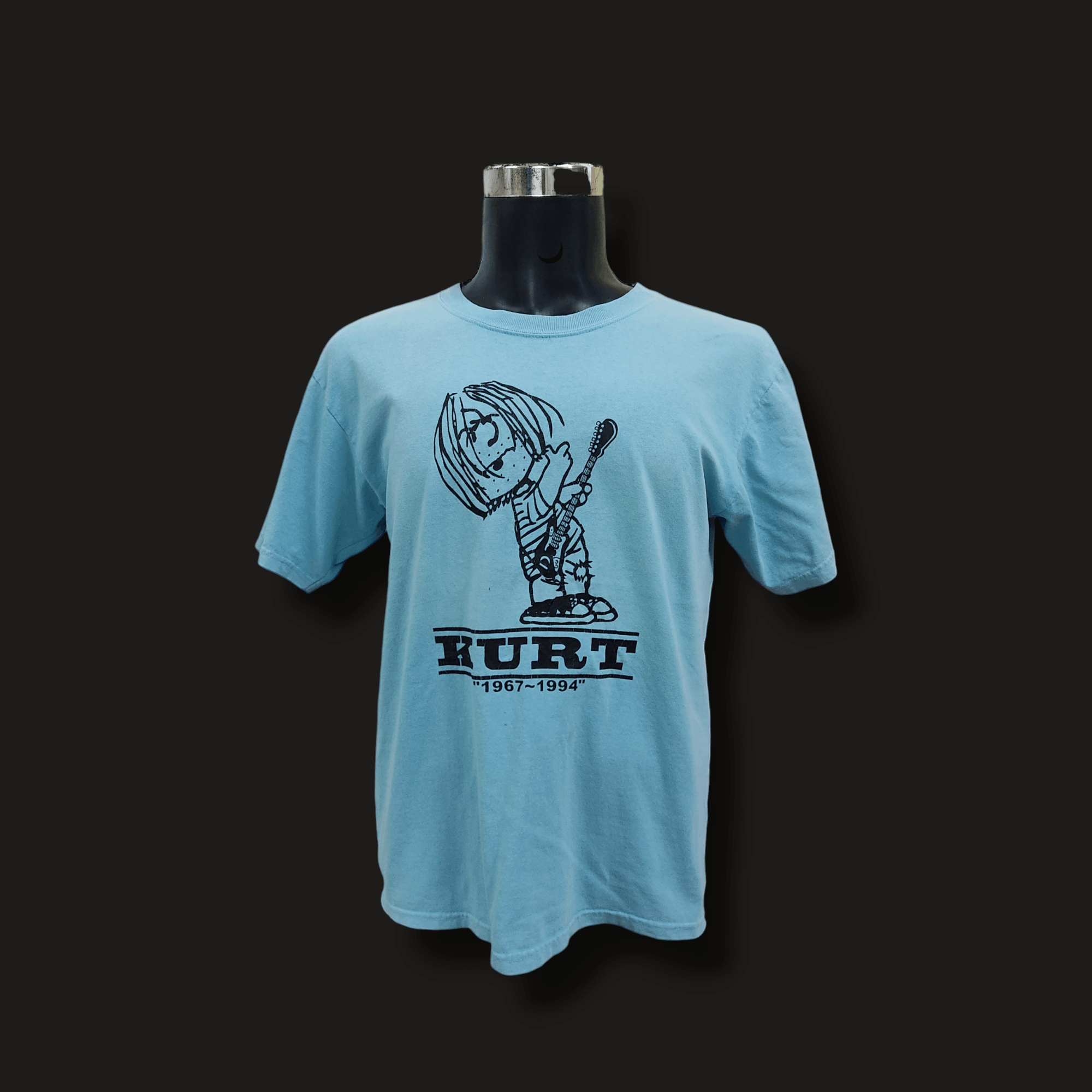 Band Tees Vintage KURT COBAIN "1967-1994" Quotes Promo T-shirt Size US M / EU 48-50 / 2 - 1 Thumbnail