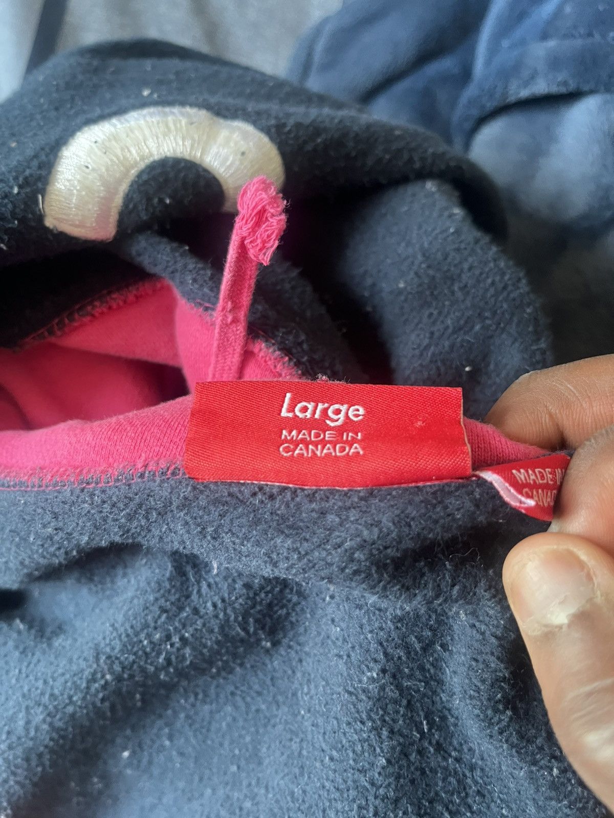 Japanese Brand Supreme S Logo Colorblocked Hooded Sweatshirt - Size Large Size US L / EU 52-54 / 3 - 9 Thumbnail
