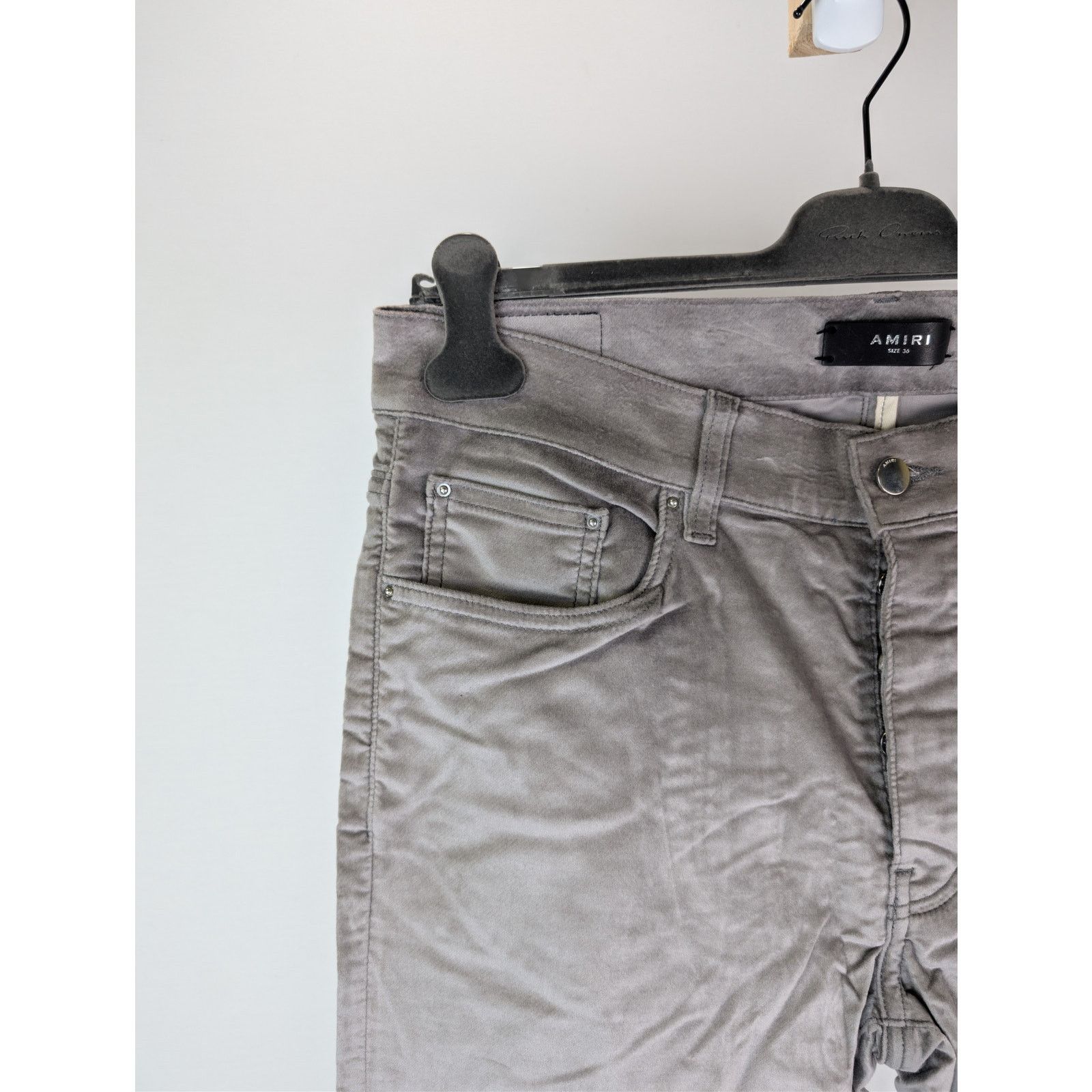 Amiri o1rshd1 Relaxed-Fit Corduroy Pants in Grey Size US 36 / EU 52 - 6 Thumbnail