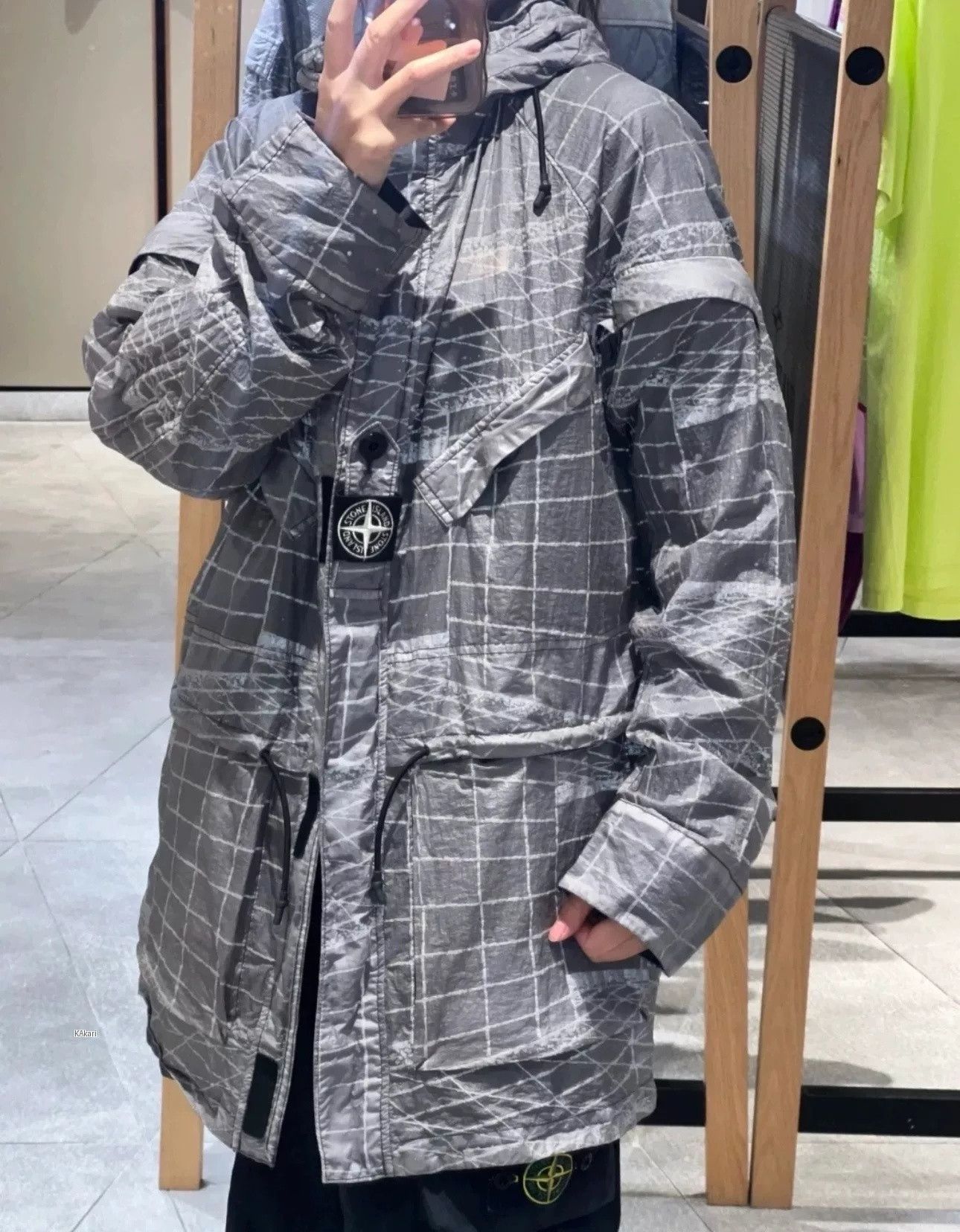 Stone Island Reverse Color Process Stone Island Jacket Ghost Piece