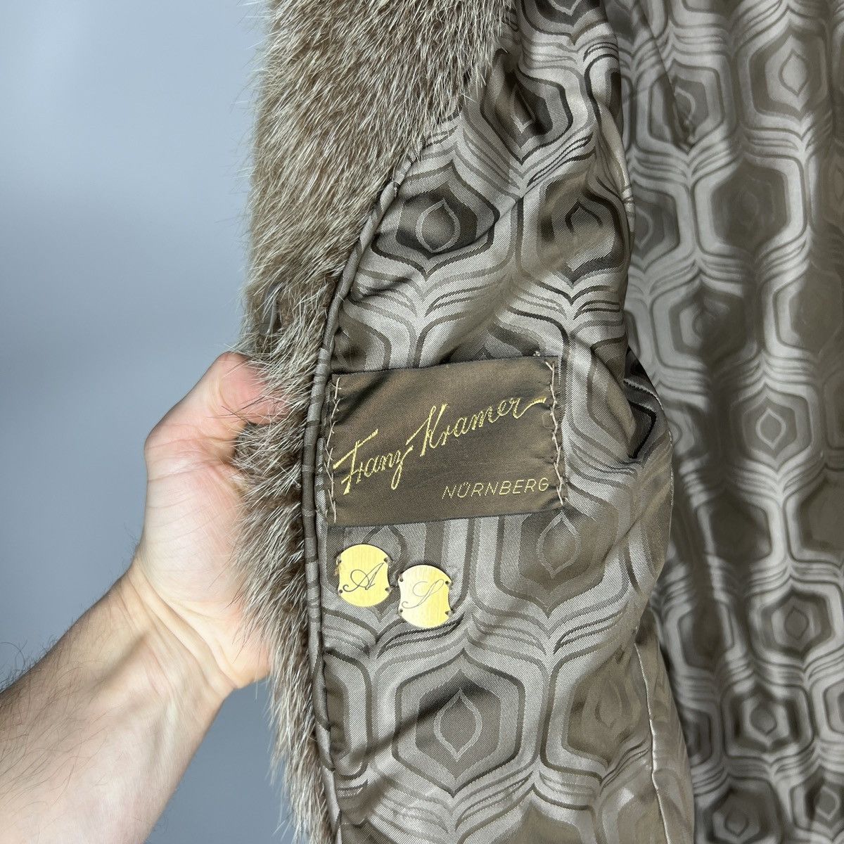 Vintage 90s Vintage Real Rabbit Fur Coat Jacket Heavy Opium Punk Y2K Size US M / EU 48-50 / 2 - 14 Thumbnail