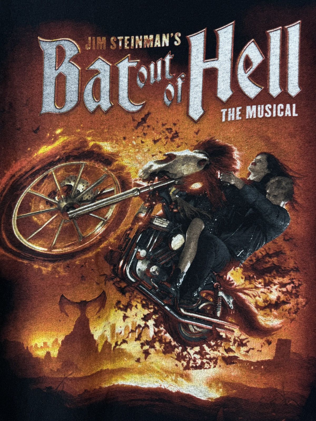 Vintage Men’s Bat Out Of Hell The Musical T-Shirt Size Medium Size US M / EU 48-50 / 2 - 5 Thumbnail
