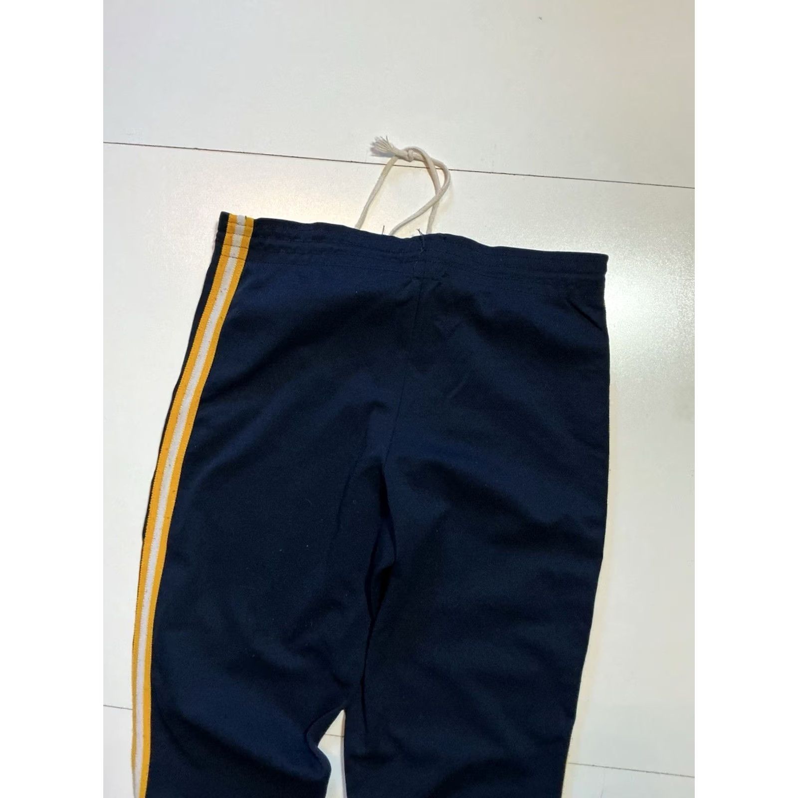 Champion VINTAGE Champion Track Pants Nylon Striped Navy Blue Made In USA Sz S Men Athletic Size US 29 - 6 Thumbnail