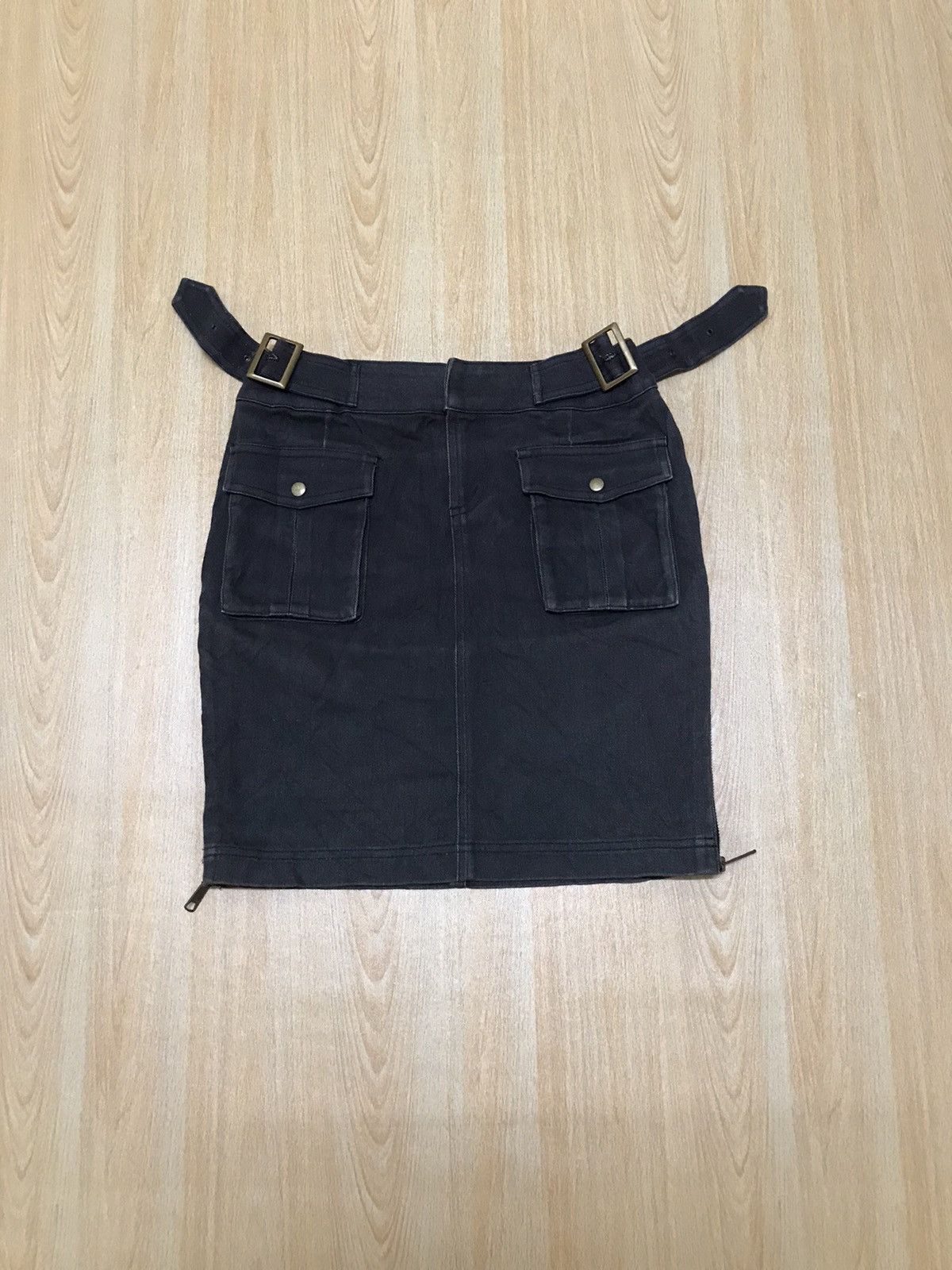 Japanese Brand Vintage Kirke Japanese Brand Denim Mini Skirts Made In Japan Size 28" / US 6 / IT 42 - 1 Thumbnail