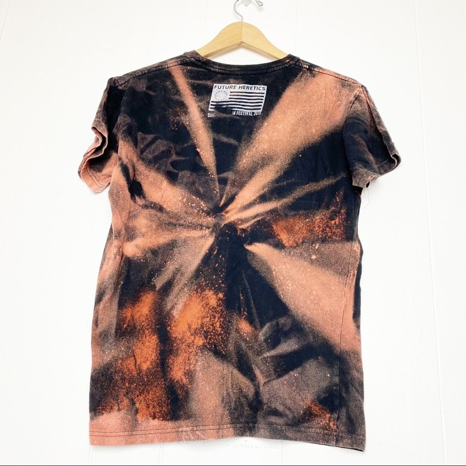 Future Compton Yacht Club Marbleized Bleach Tie Dye Tee Shirt S/M Size S / US 4 / IT 40 - 4 Thumbnail
