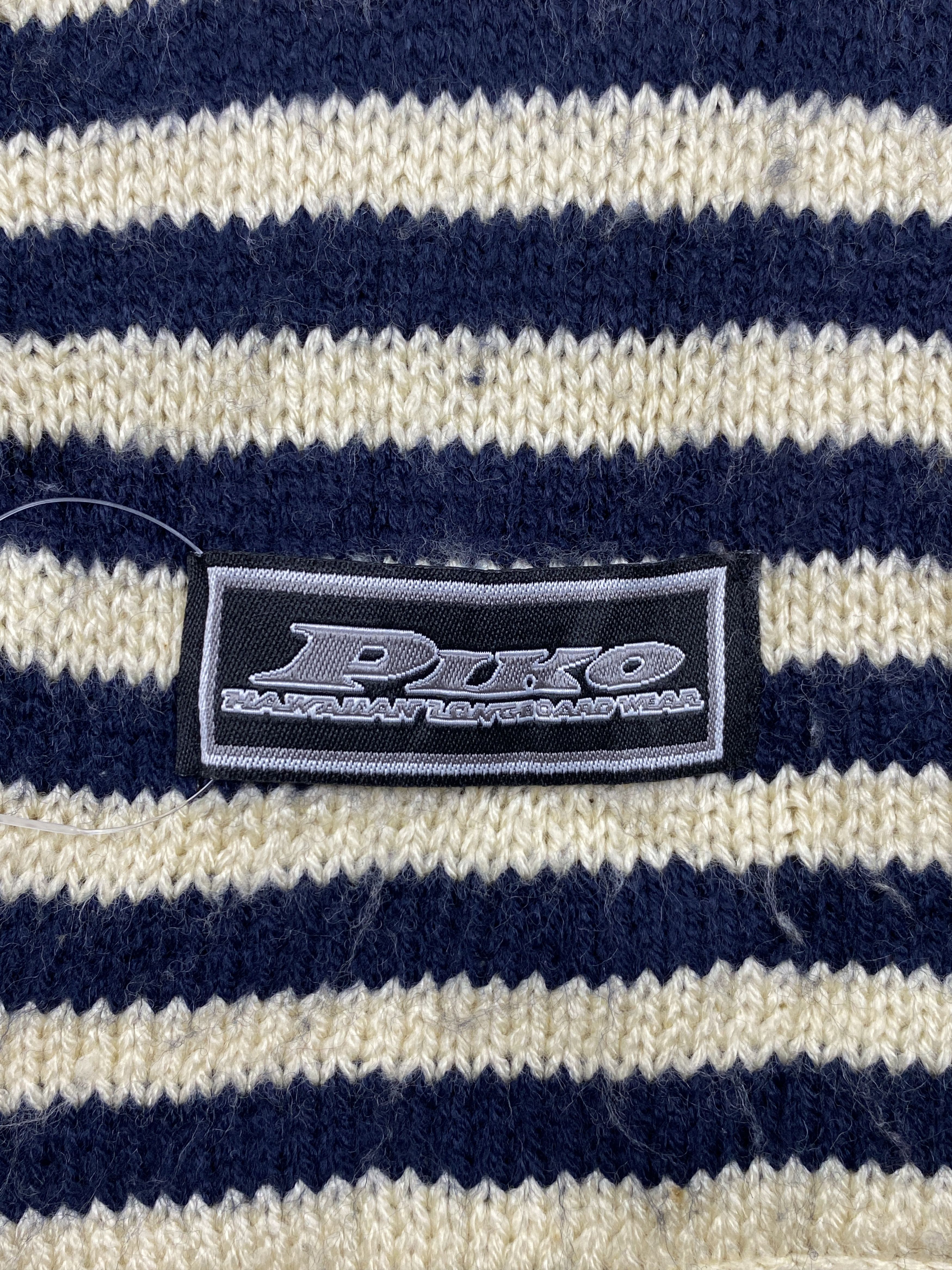 Japanese Brand Vintage Piko Scarf Muffler Wool Scarves SC0284 Size ONE SIZE - 7 Thumbnail
