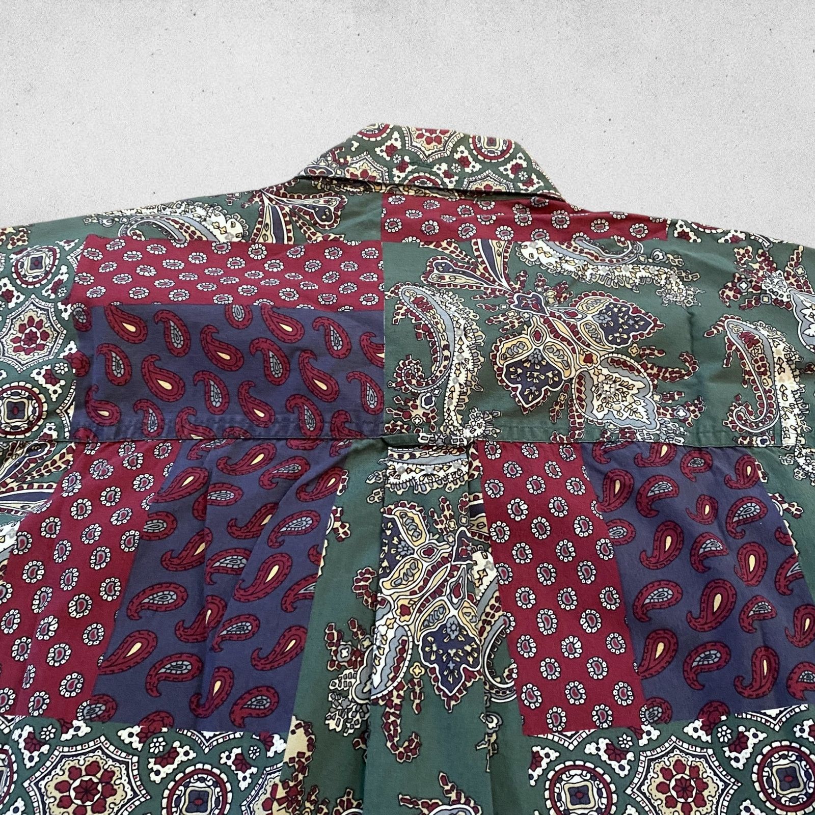 Gant × Vintage Vintage Gant Rugger Poplin Paisley Patchwork Shirt Size US L / EU 52-54 / 3 - 5 Thumbnail