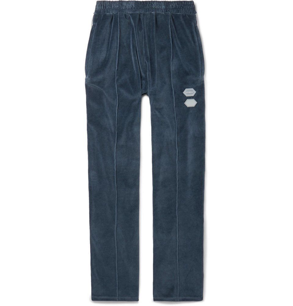 Off-White Blue Velvet / Velours Eagle Track Pants Size US 38 / EU 54 - 4 Thumbnail