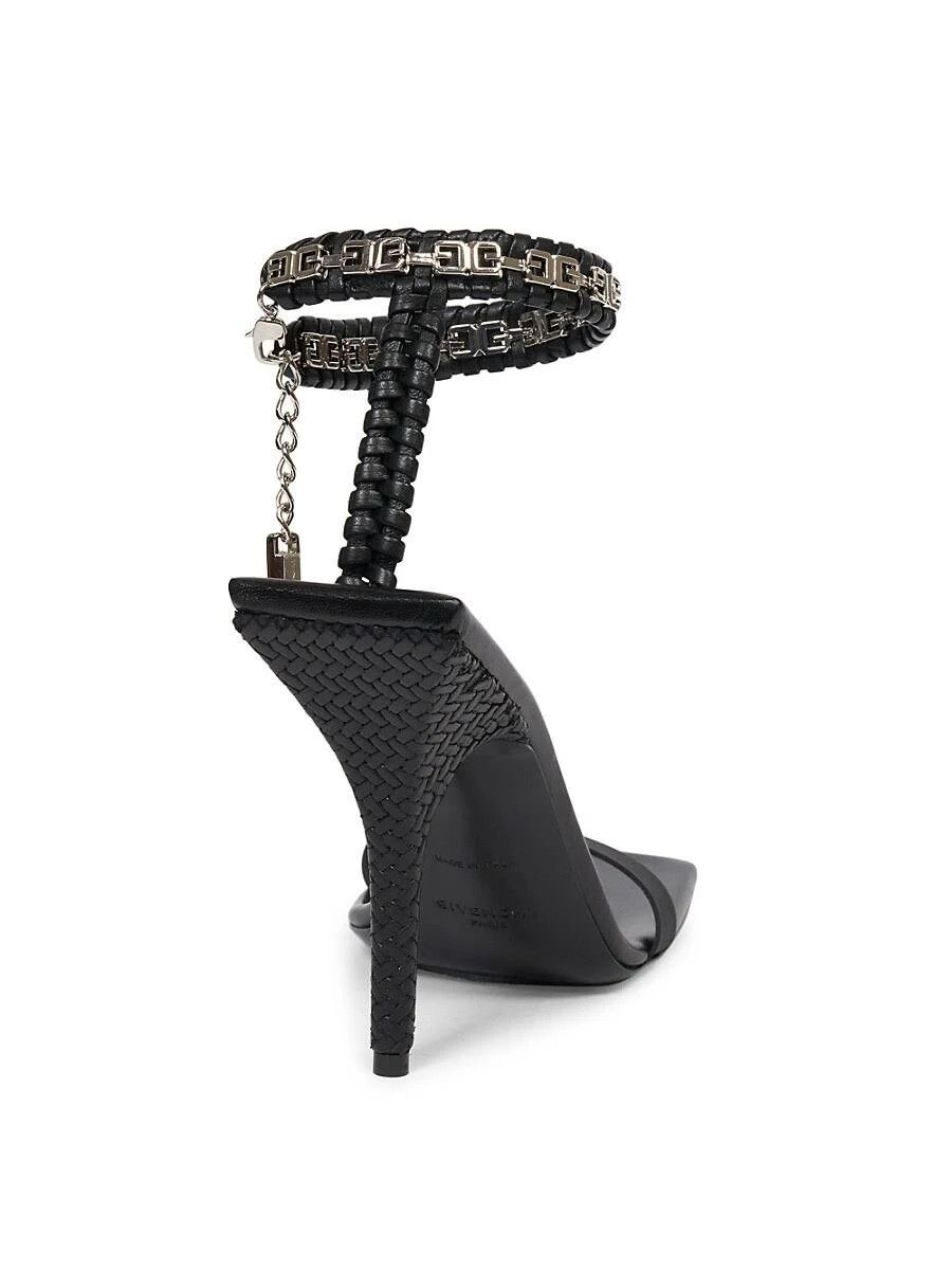 Givenchy o1loc1c0724 Heeled Sandals in Black Size US 6 / IT 36 - 2 Thumbnail
