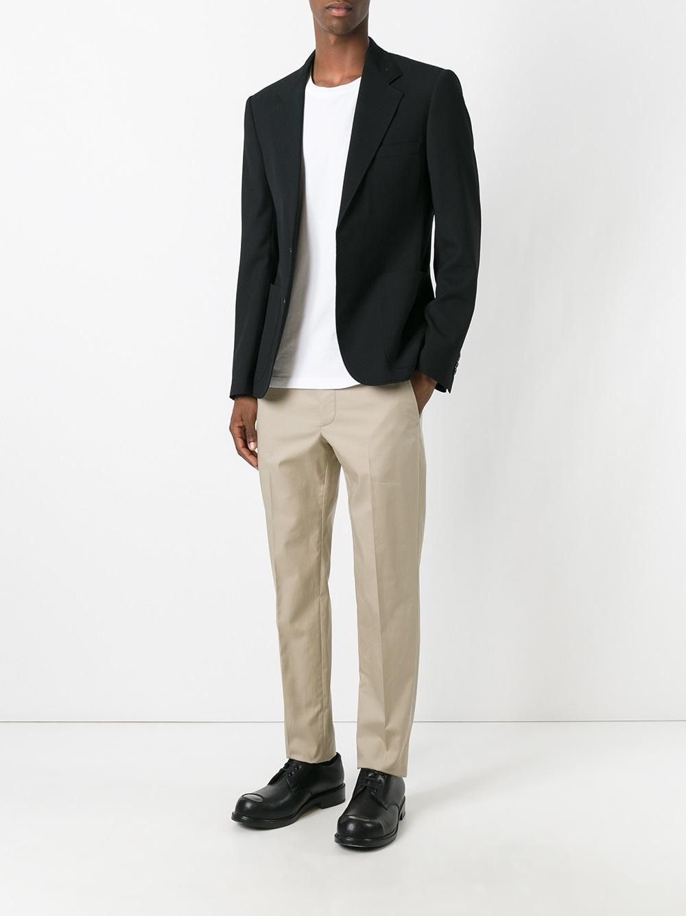 Maison Margiela Margiela FW17 Classic Blazer - Black Wool Size US S / EU 44-46 / 1 - 3 Thumbnail
