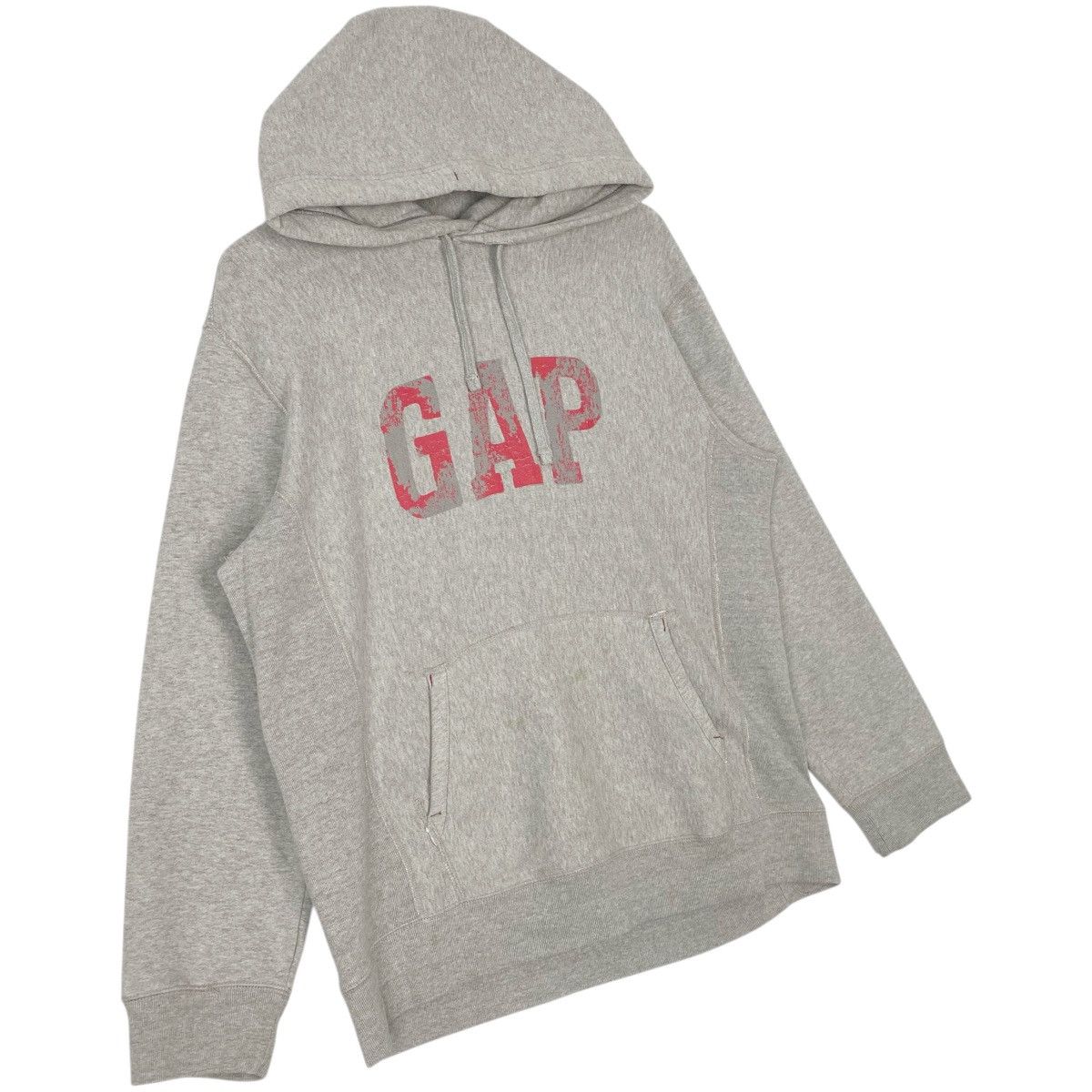 Vintage Vintage GAP Hoodie Sweater Big Logo Grey Pullover Jumper M Size US M / EU 48-50 / 2 - 3 Thumbnail