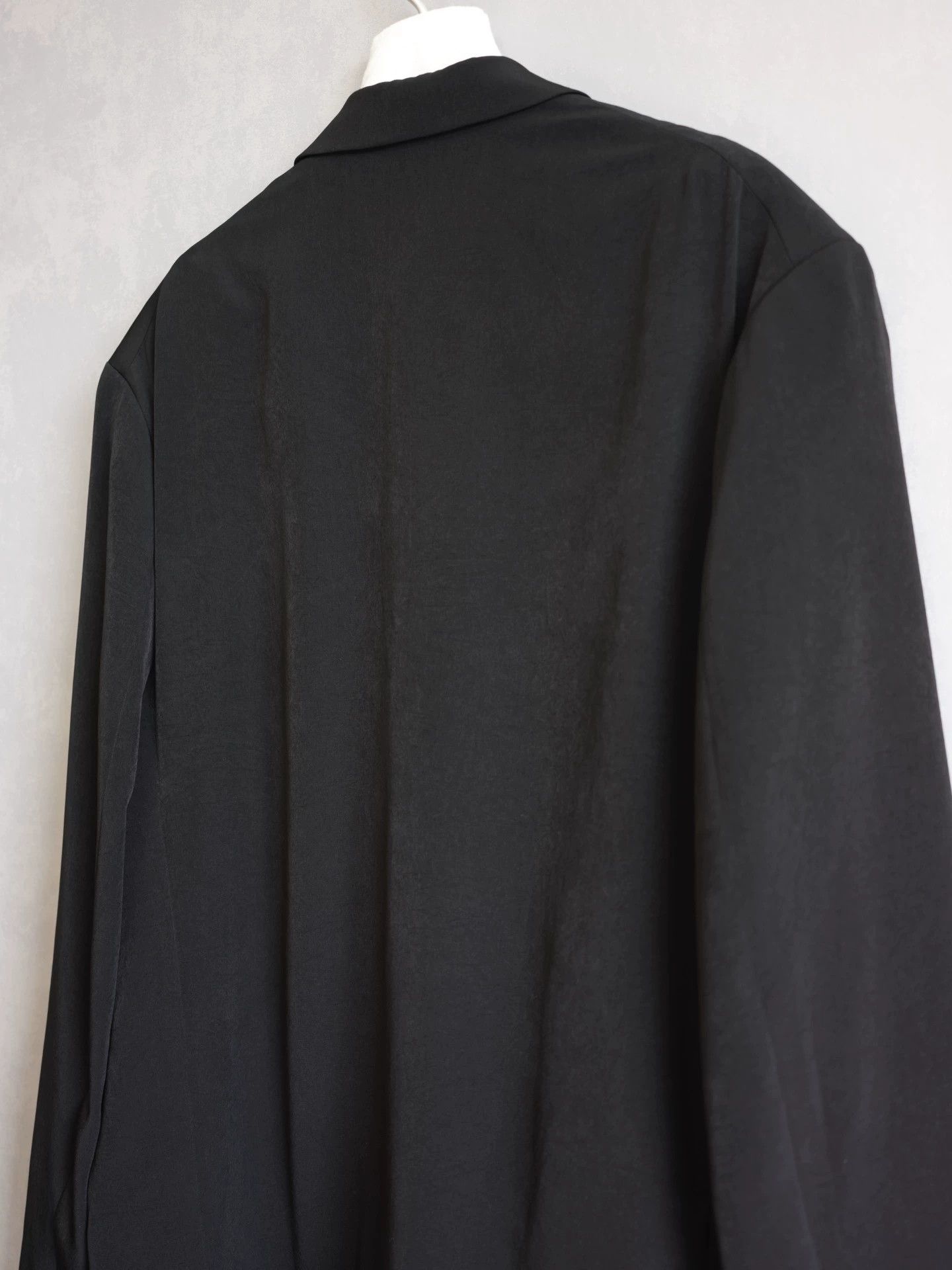 Yohji Yamamoto Yohji Yamamoto 24SS Girlfriend Triacetate Long Coat Size US XL / EU 56 / 4 - 6 Thumbnail
