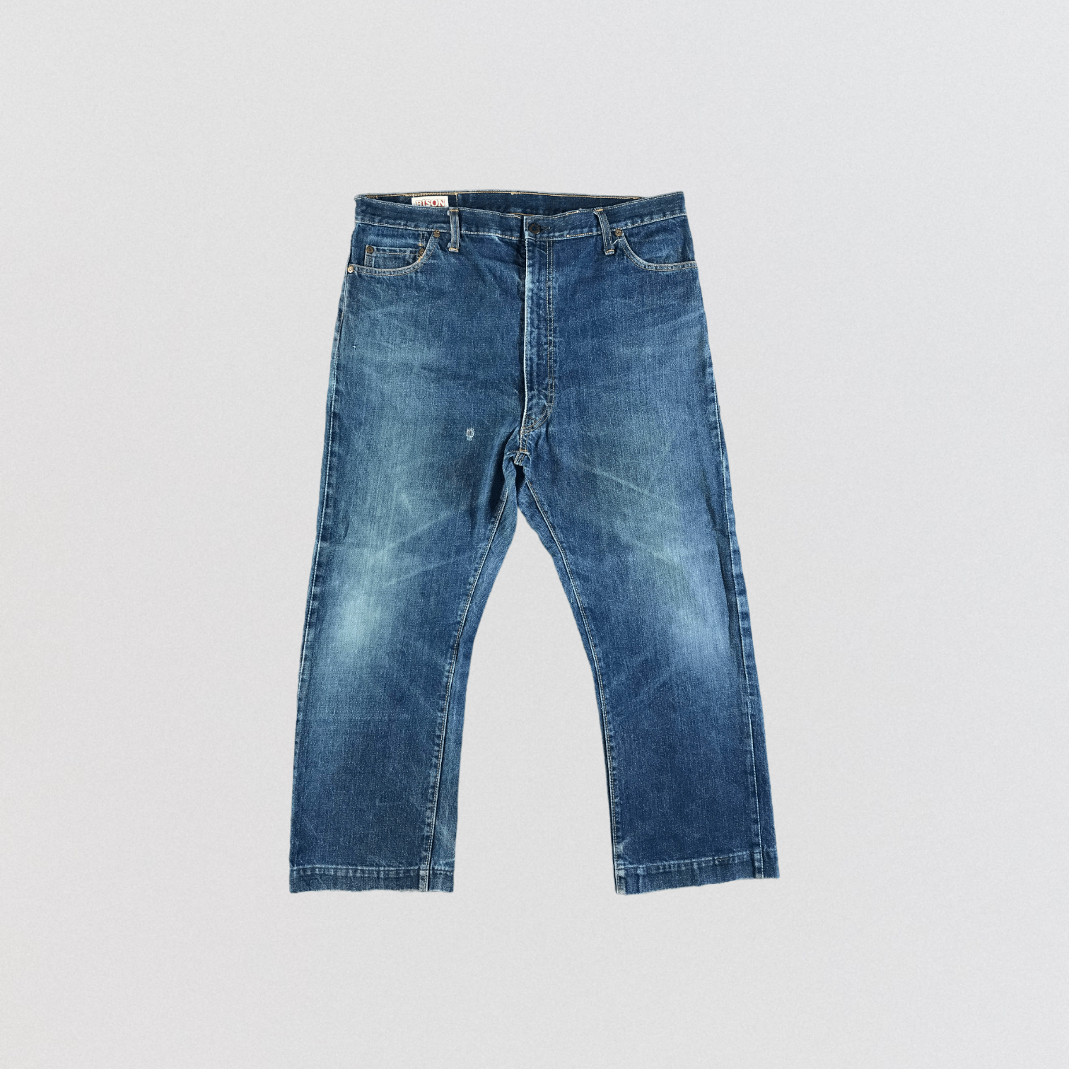 Vintage Vintage 70s Bison Redline Jeans-JM3551 Size US 38 / EU 54 - 1 Thumbnail
