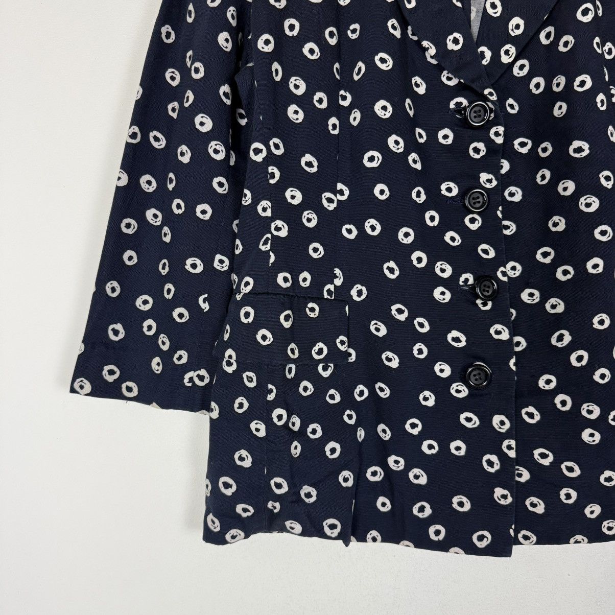 Yves Saint Laurent Yves Saint Laurent Polkadot Coat Size 36R - 2 Thumbnail