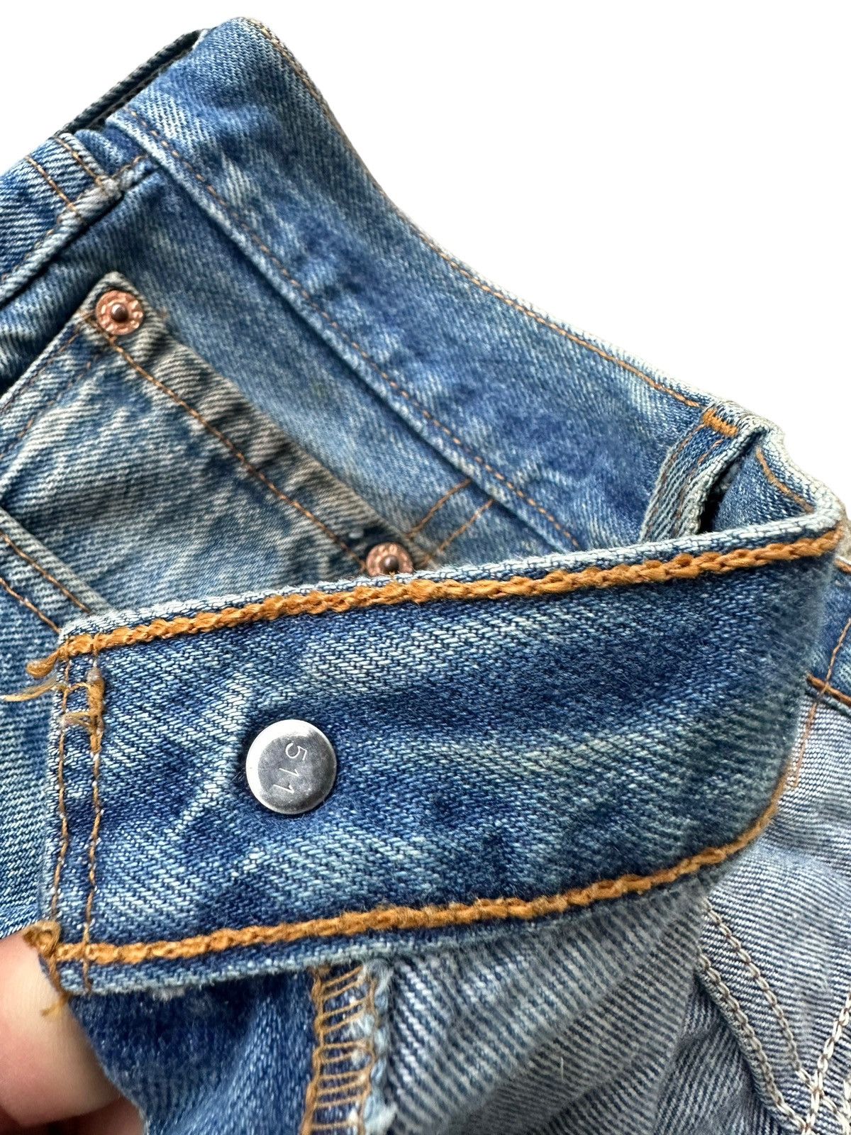 Levi's Vintage 90s Levi’s 501 top button 511 denim jeans Size US 38 / EU 54 - 3 Thumbnail