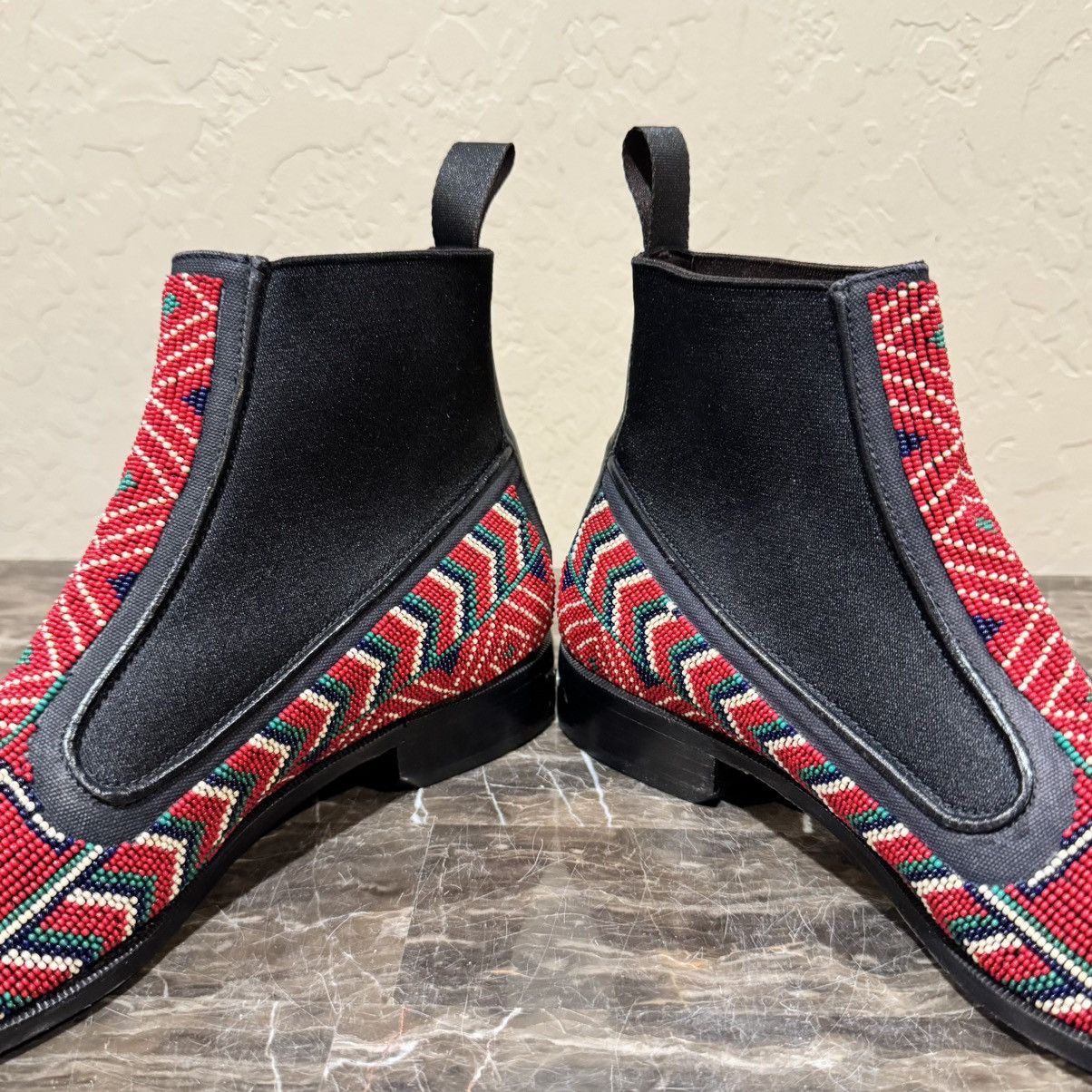 Donald Pliner Donald Pliner Beaded Leather Chelsea Boots Size US 8 / EU 41 - 10 Thumbnail
