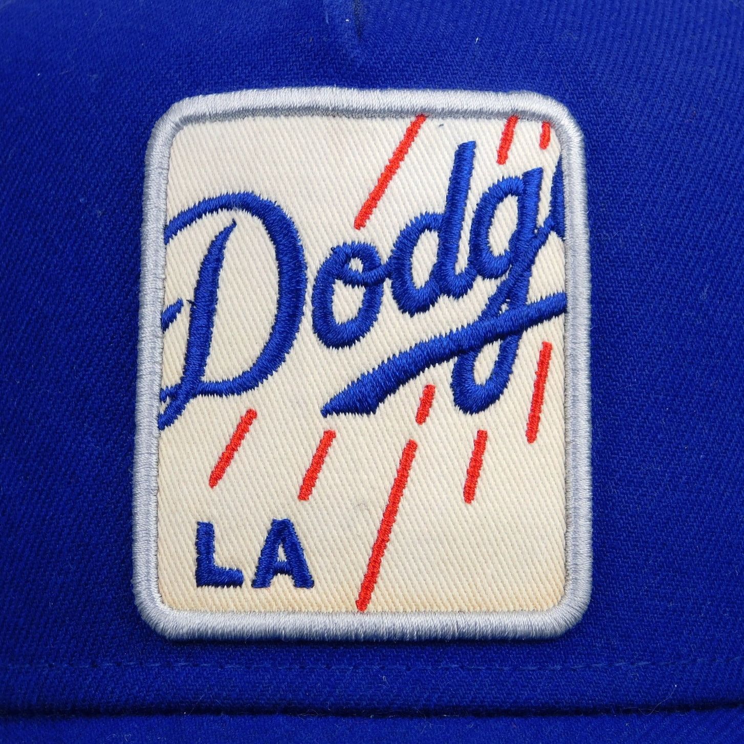 New Era New Era LA Dodgers Trucker Hat Adjustable Logo Patch Blue Size ONE SIZE - 2 Thumbnail