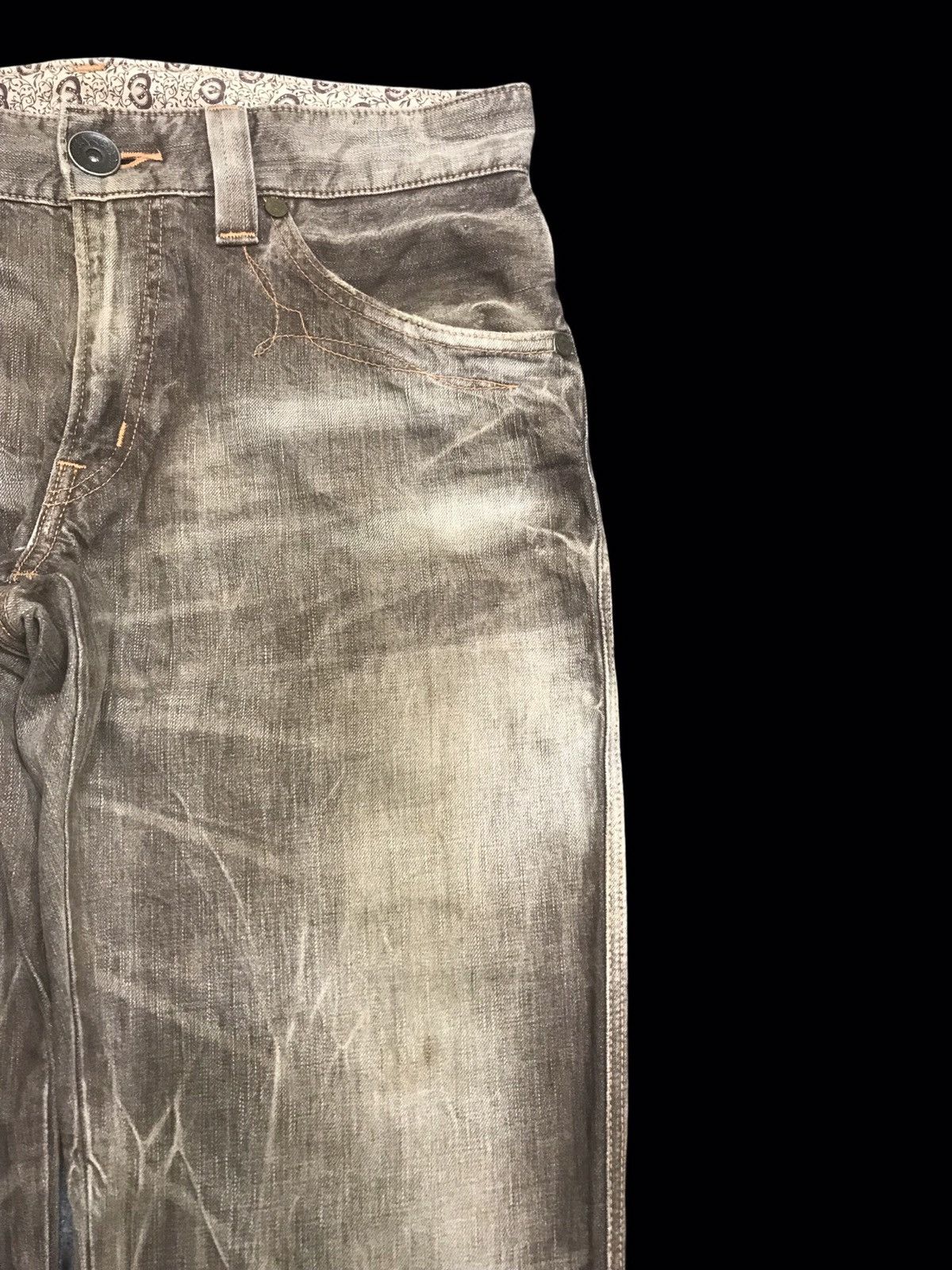 Edwin 💥WIDE BAGGY💥ARCHIVAL EDWIN 503 WIDE SICK FADES DENIM F273 Size US 36 / EU 52 - 2 Thumbnail