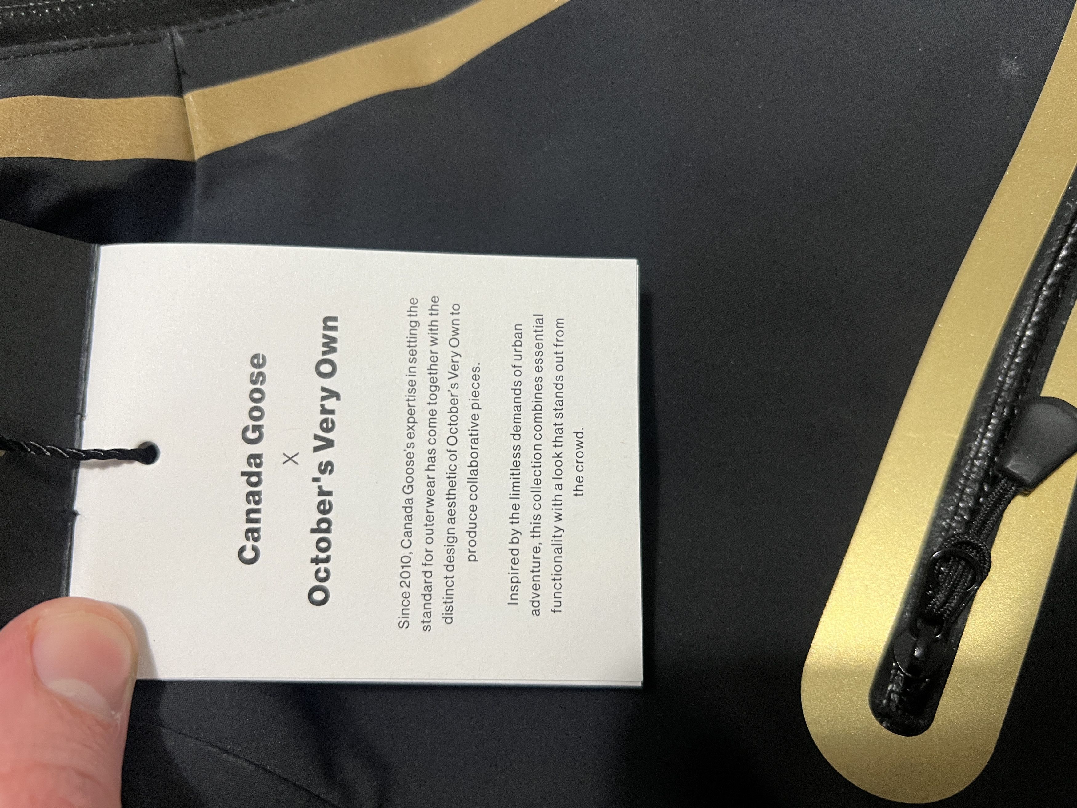 Canada Goose RARE OVO x Canada Goose Timber Shell Jacket Reflective Gold Size US L / EU 52-54 / 3 - 15 Thumbnail