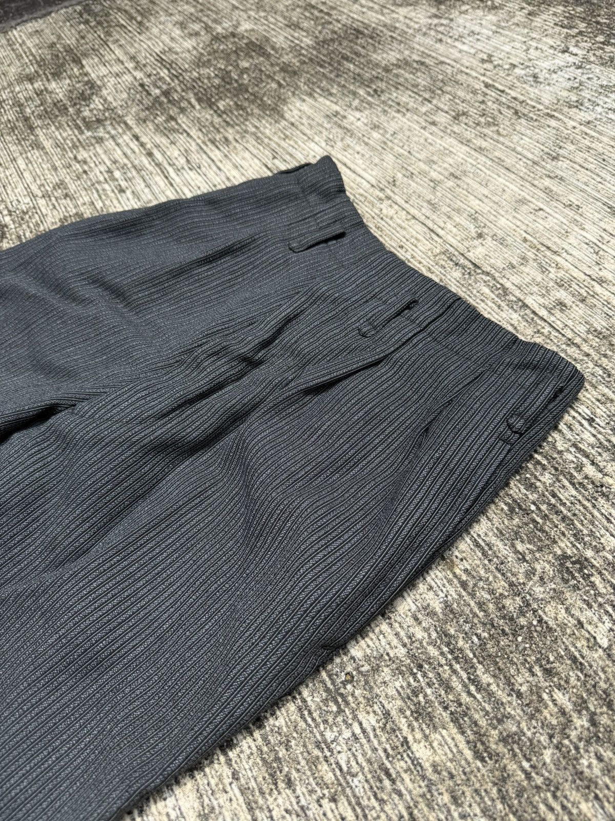 Vintage Vintage 60s 70s Gentlemen 3-Star Pinstripe Pants Size US 27 - 2 Thumbnail