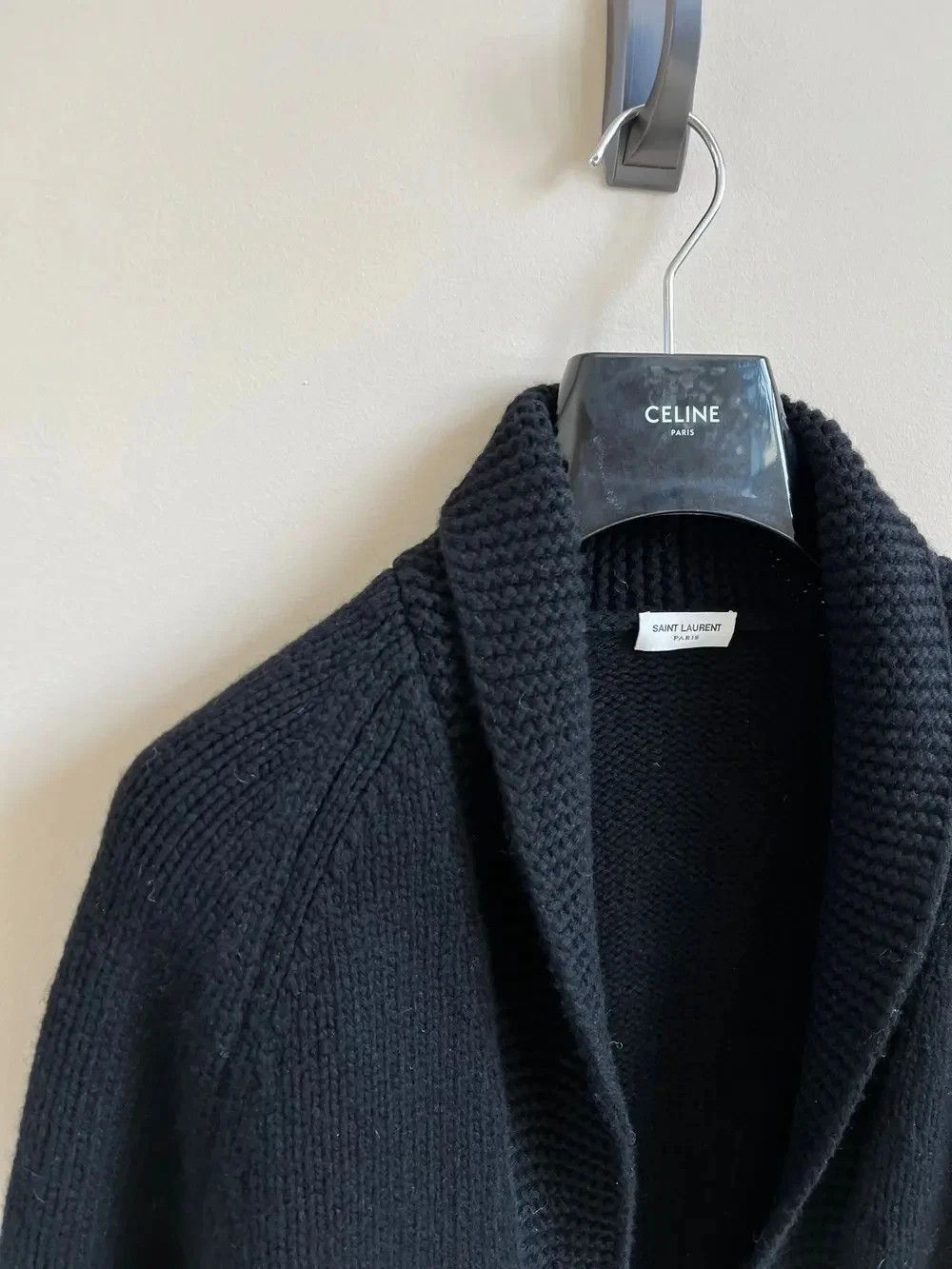Saint Laurent Paris o1rshd1 Q:2 / Sequence Cardigan in Black Size US S / EU 44-46 / 1 - 7 Thumbnail