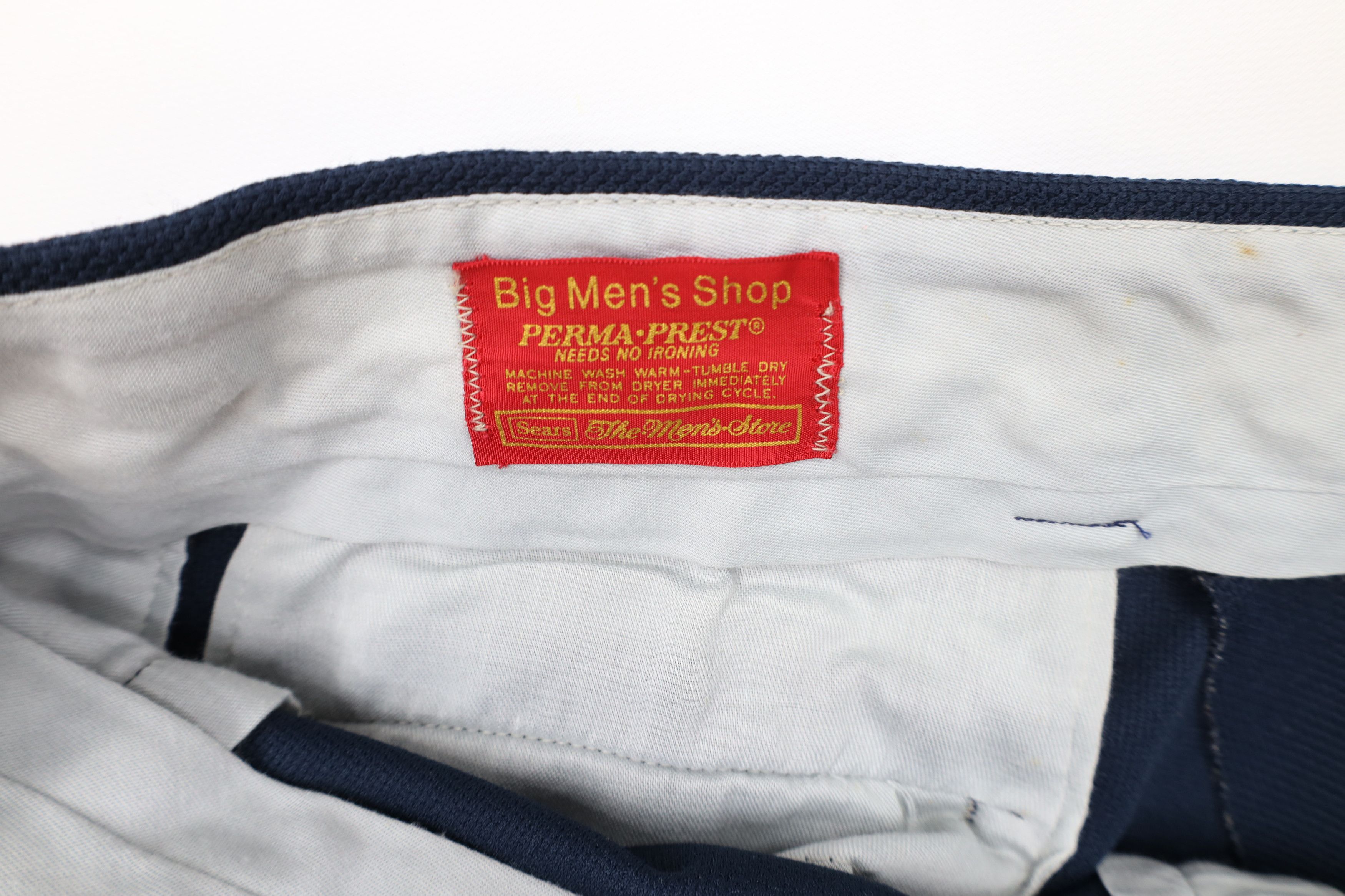 Vintage Vintage 70s Streetwear Bell Bottoms Chino Pants Blue USA Size US 32 / EU 48 - 9 Thumbnail