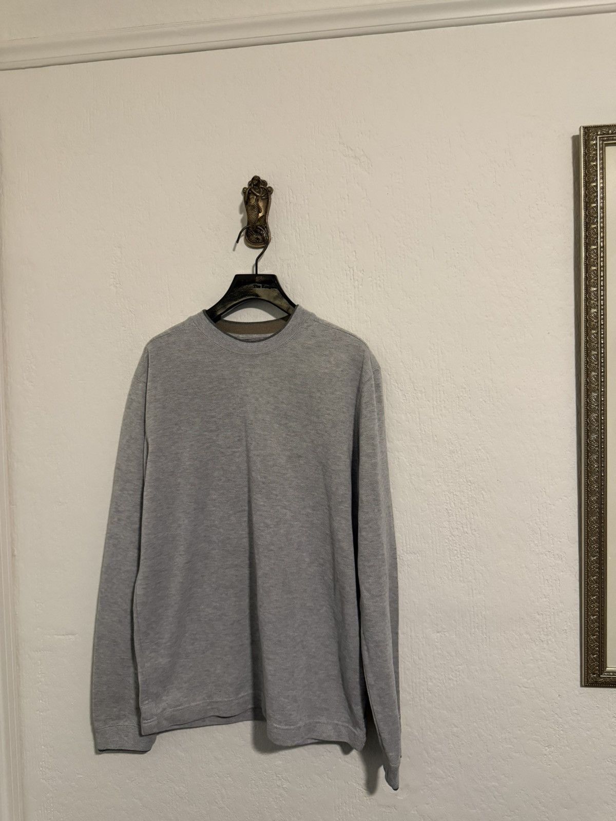 Quiksilver Y2K Quiksilver waffle knit long sleeve top Size US L / EU 52-54 / 3 - 1 Thumbnail