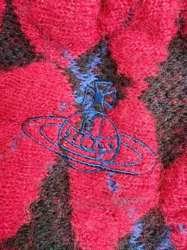 Vivienne Westwood Vivienne Westwood Red Saturn patchwork cold hat Size ONE SIZE - 3 Thumbnail