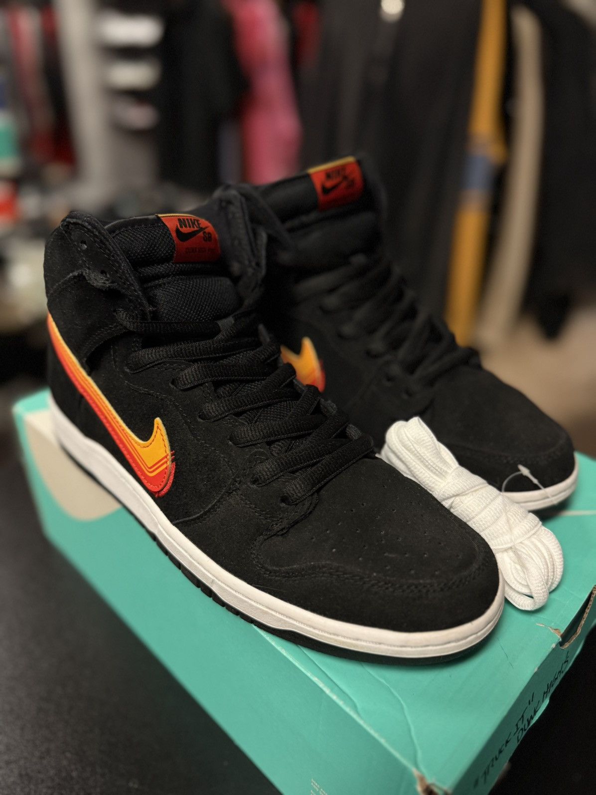 Nike Nike Dunk SB High Truck It Size 11 BQ6826-003 Black Size US 11 / EU 44 - 5 Thumbnail