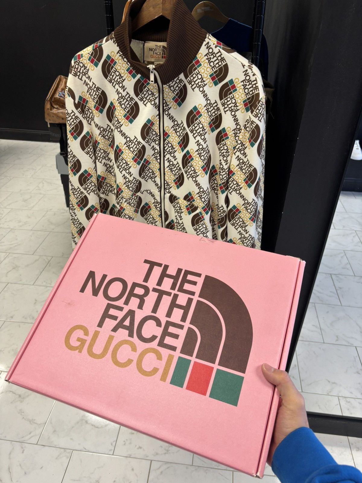 Gucci × The North Face North Face Gucci Technical Jersey Jacket Size US XL / EU 56 / 4 - 1 Thumbnail