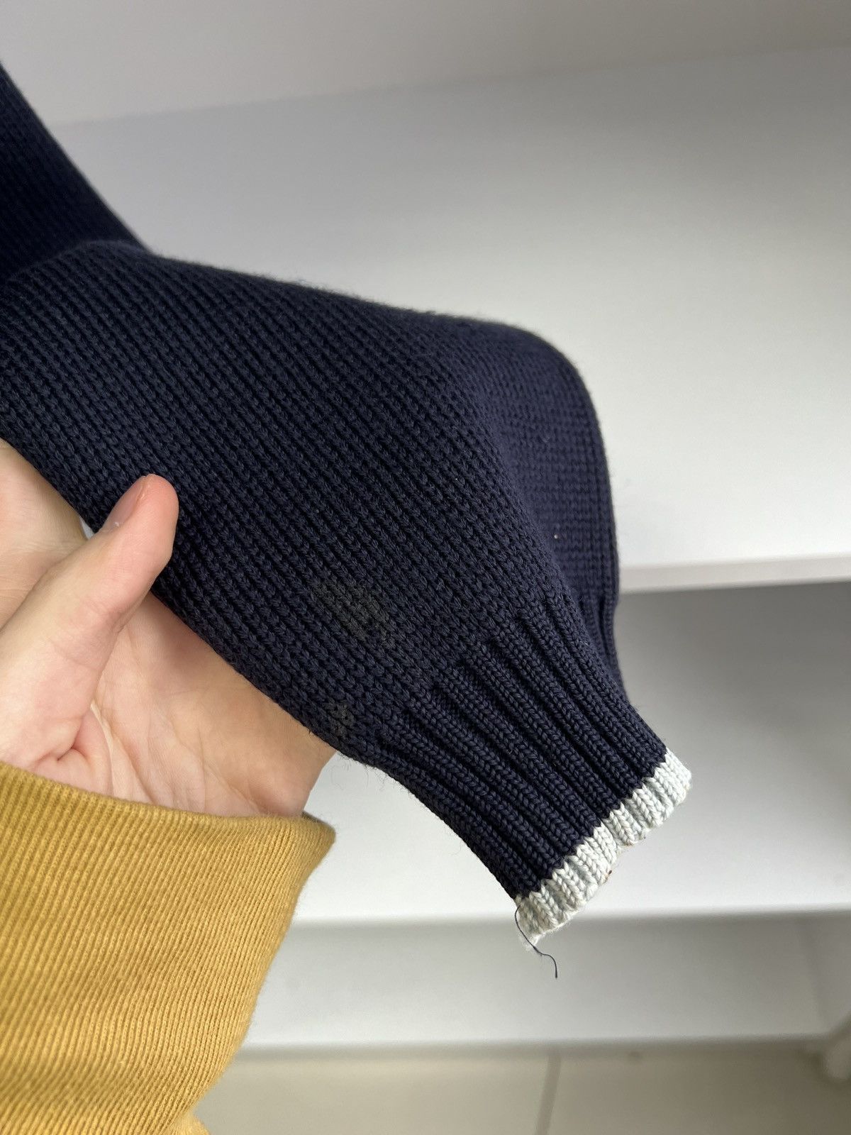 Designer × Versace × Vintage Vintage Versace Sport 1/3 zip knit sweater Size US M / EU 48-50 / 2 - 12 Thumbnail
