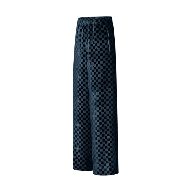 Louis Vuitton Silk-Blend Velvet Evening Pyjama Trousers - 50 M Size 50R - 2 Thumbnail
