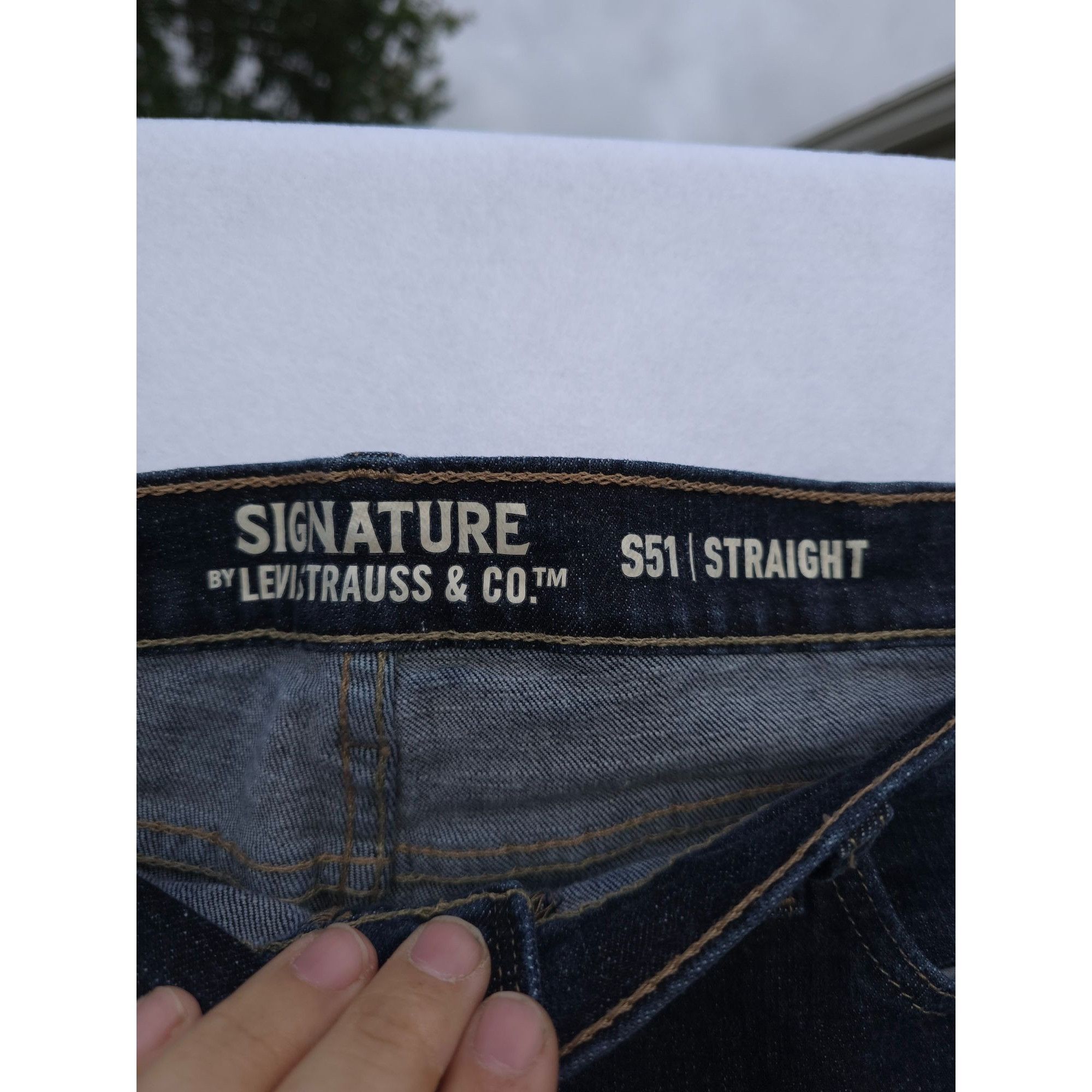 Levi's Levi Strauss & Co Signature S51 Straight Denim Jeans W40 L30 Size US 40 / EU 56 - 3 Thumbnail