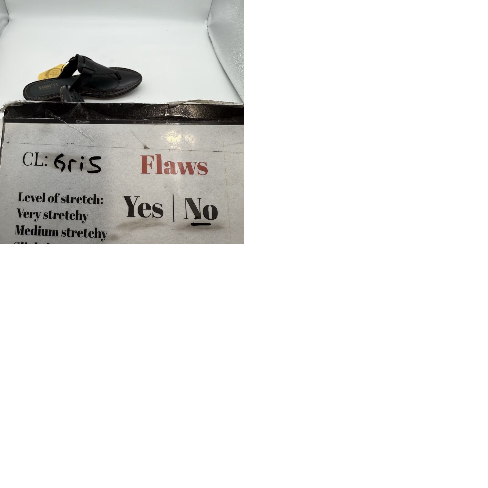Born Børn W91972 CIC11 Strappy Leather Flip Flop Sandal Black 6 Women Adult Shoes XS Size US 6 / IT 36 - 9 Thumbnail