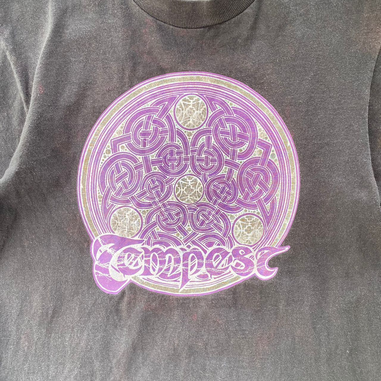 Band Tees Vintage 90s Tempest Serrated Edge Tour America 1992 Tshirt Size US M / EU 48-50 / 2 - 4 Thumbnail