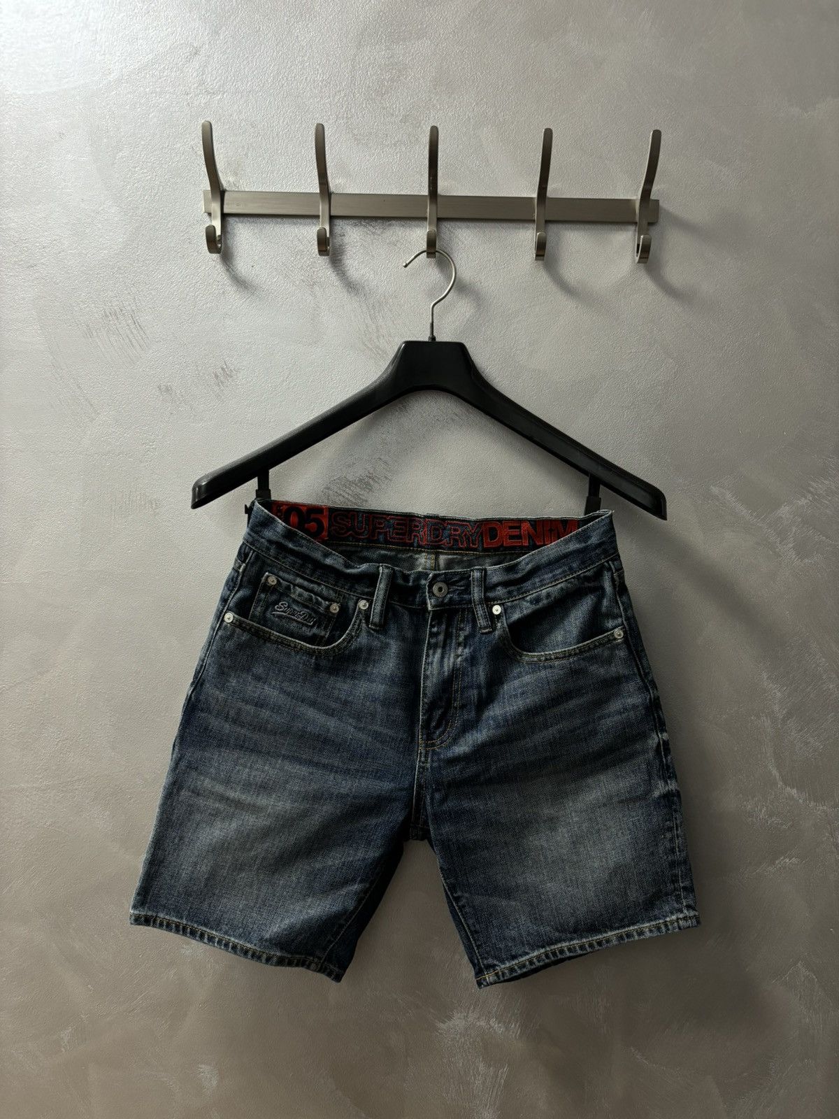 Superdry × Vintage Superdry Denim Shorts Size US 30 / EU 46 - 1 Thumbnail