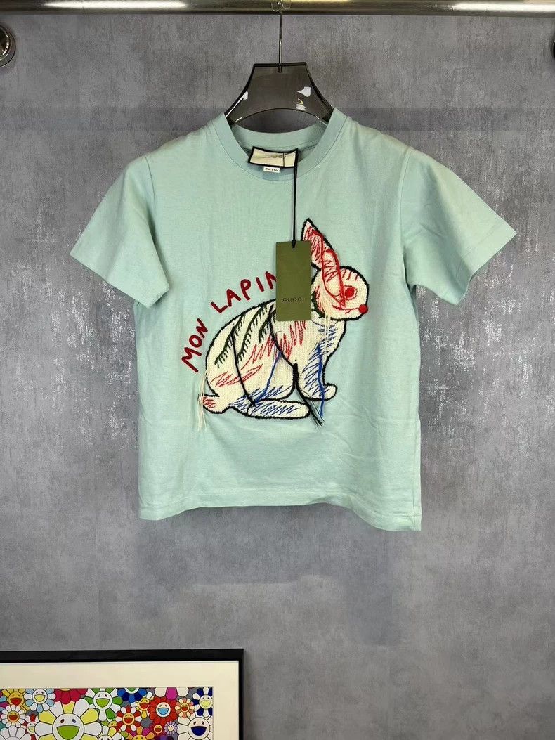 Gucci Gucci Embroidered rabbit short sleeves 2503-Nextarrow Size XXS / US 00 / IT 34 - 1 Thumbnail
